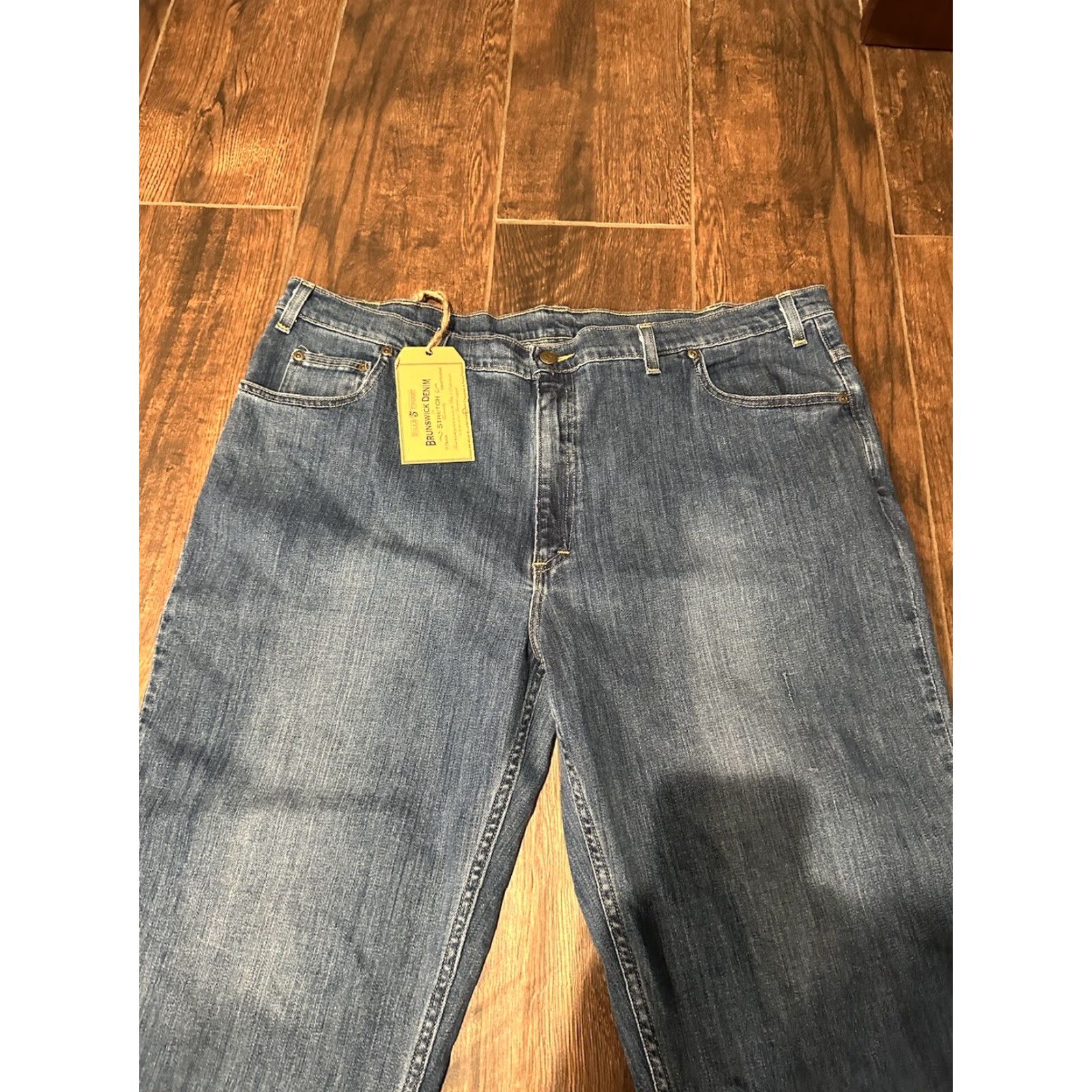 Bills Khakis Bills Khakis Men's 5 Pocket Standard Fit Blue Denim Jeans 42x34 5S32-SWD NWT Size US 42 / EU 58 - 4 Thumbnail