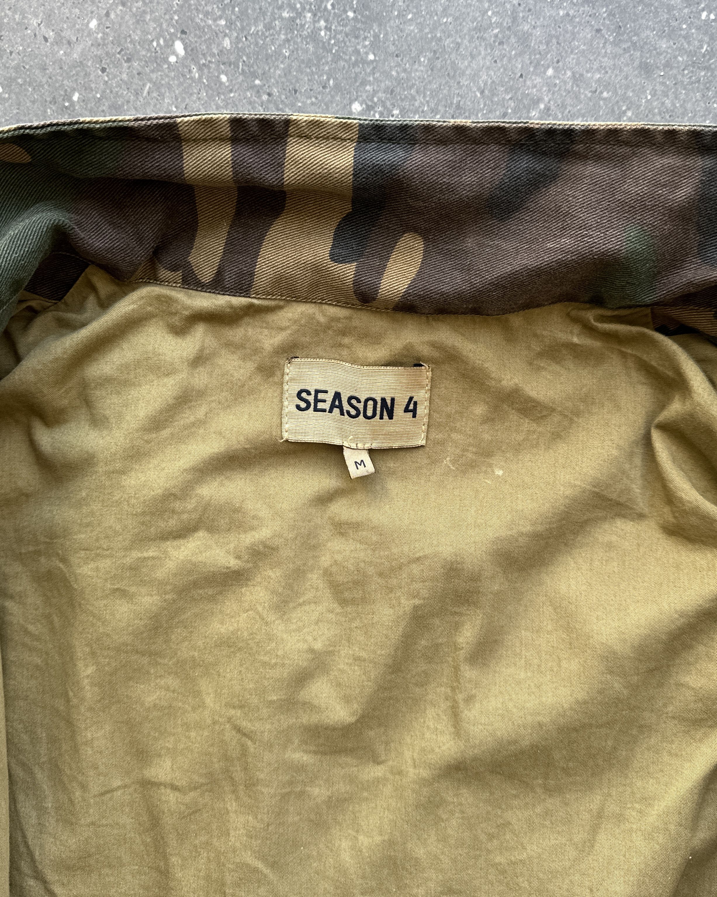 Yeezy Yeezy Season 4 Camo Parka Jacket Men’s M Military Grunge Size US M / EU 48-50 / 2 - 2 Thumbnail