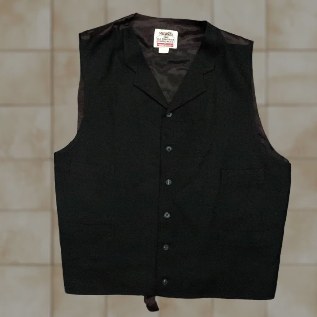 Vintage VINTAGE Old Frontier Clothing Vest Mens 2XL Wool Brown Button Western Frontiersmen Vest Size US XXL / EU 58 / 5 - 1 Thumbnail
