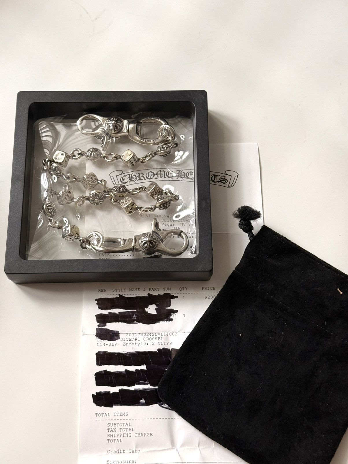Chrome Hearts [Sold] Chrome hearts foti delphino XL skull wallet