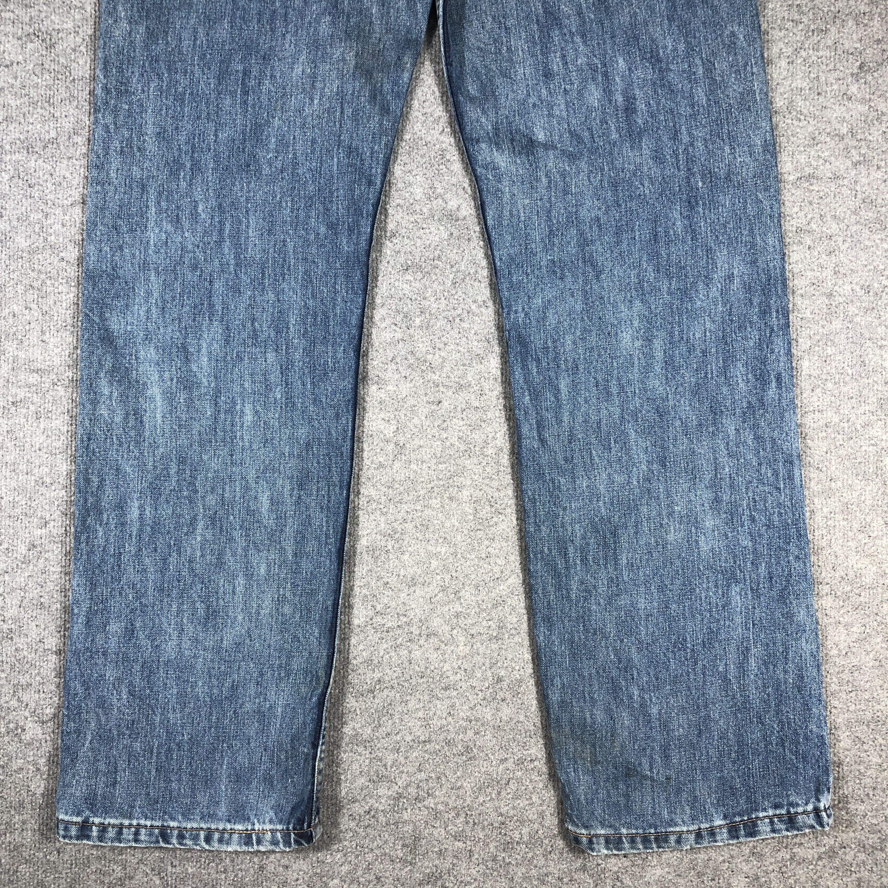 Vintage × Wrangler Vintage Wrangler Light Blue Wash Jeans L736 Size US 35 - 8 Thumbnail