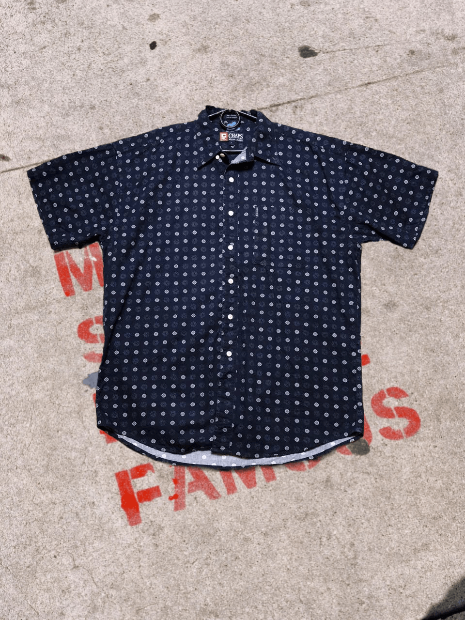 Chaps Ralph Lauren CHAPS Ralph Lauren Vintage Button Up Shirt Size L Size US L / EU 52-54 / 3 - 1 Thumbnail