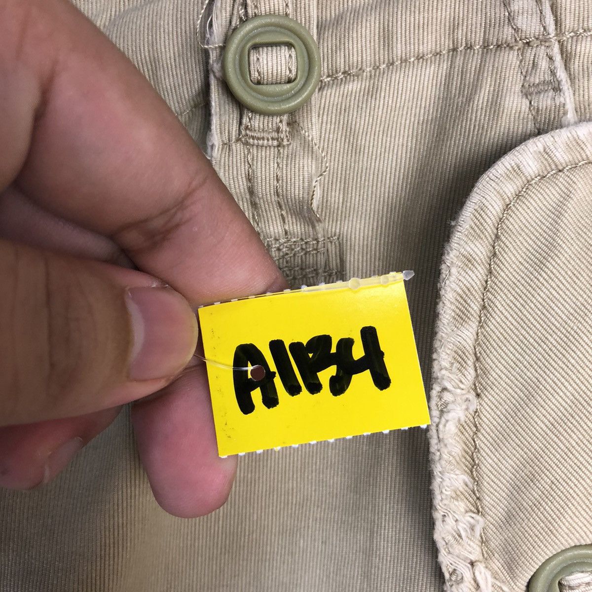 Japanese Brand Back Number Brown Cargo Multipocket Pants #A1134 Size US 35 - 14 Thumbnail