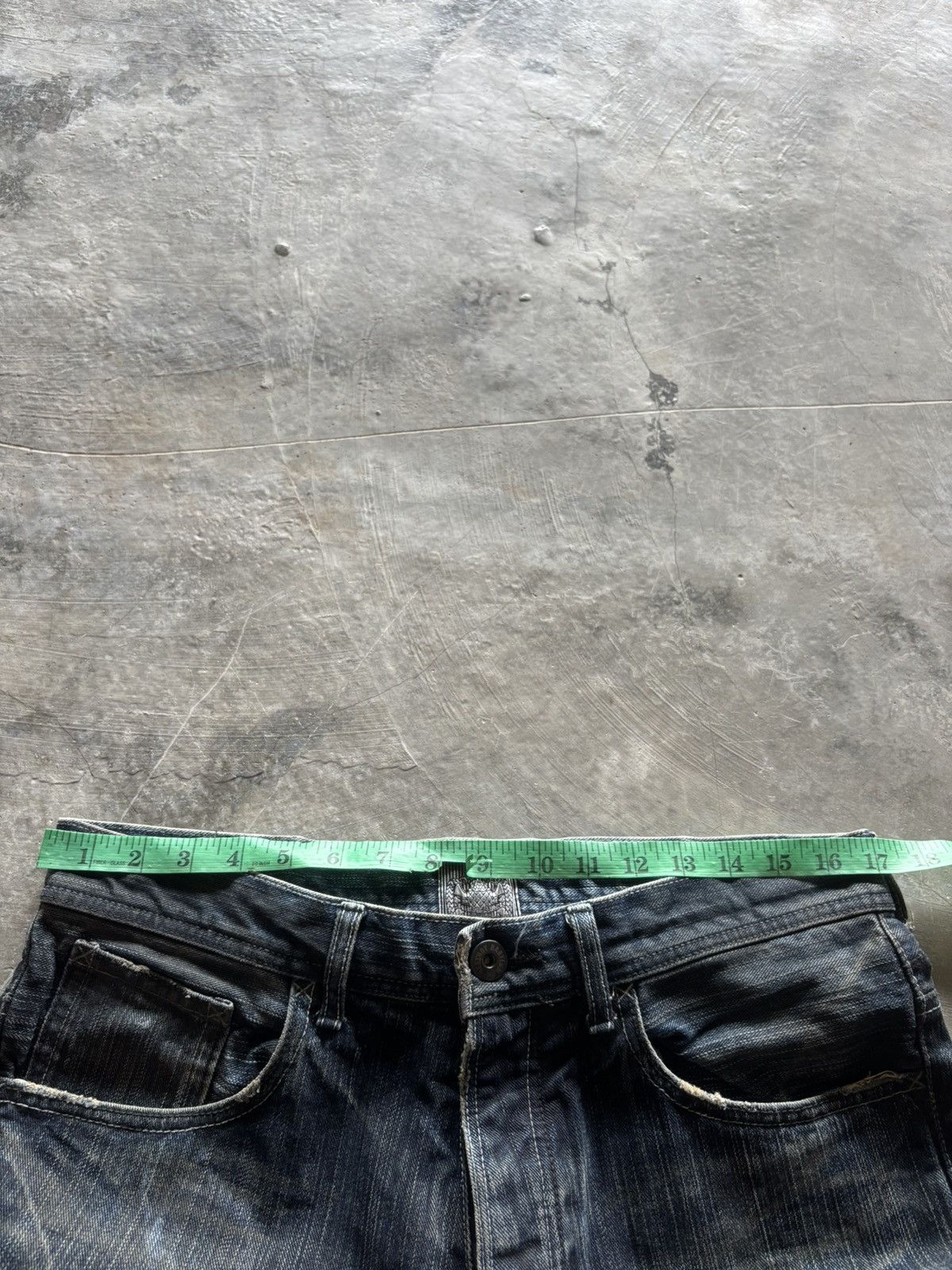 If Six Was Nine DESTROY BABYLON japanese jeans oil muddy rust wash punk goth Size US 34 / EU 50 - 19 Thumbnail