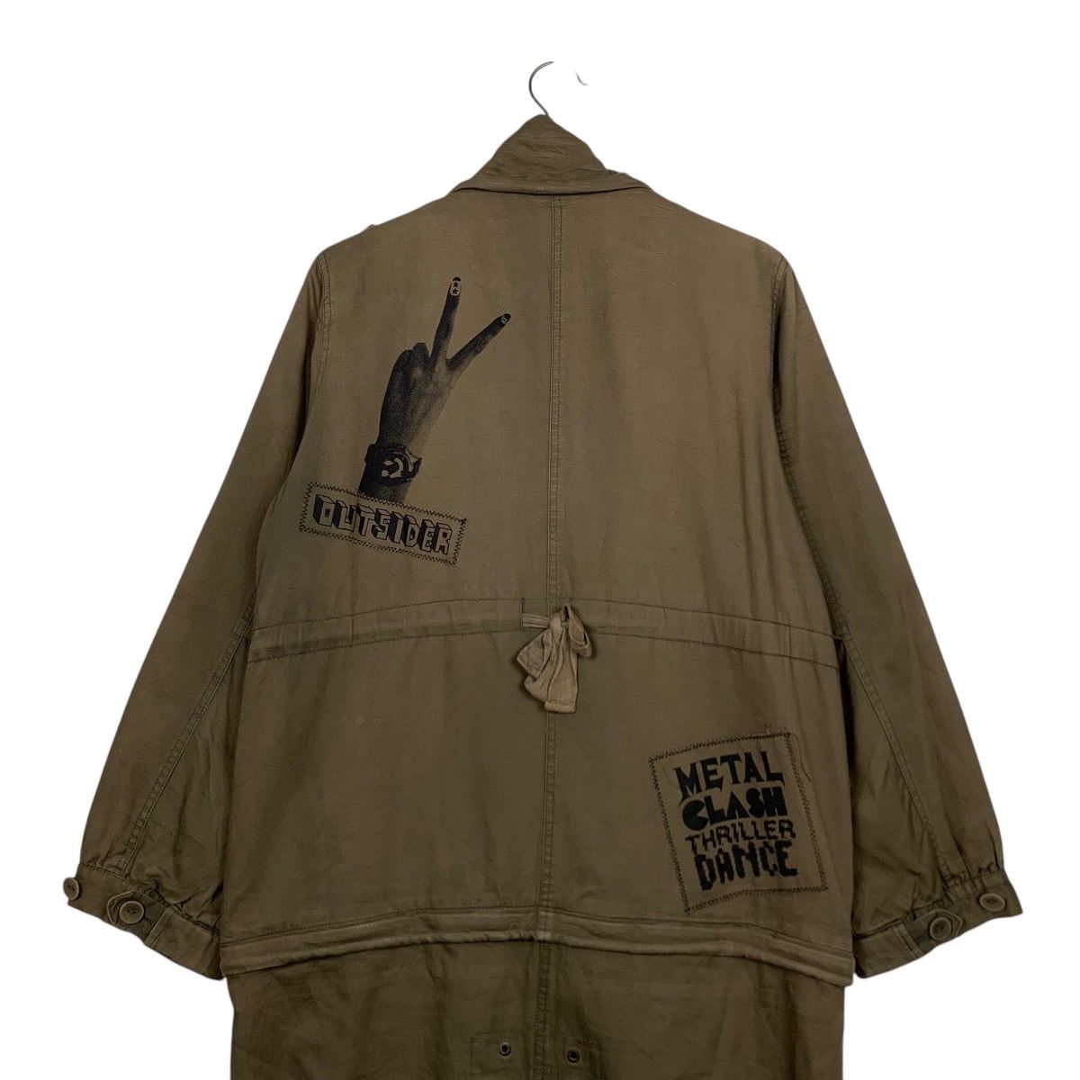 Vintage ☀️Nice design World Wide Love military style parka jacket Size US M / EU 48-50 / 2 - 9 Thumbnail