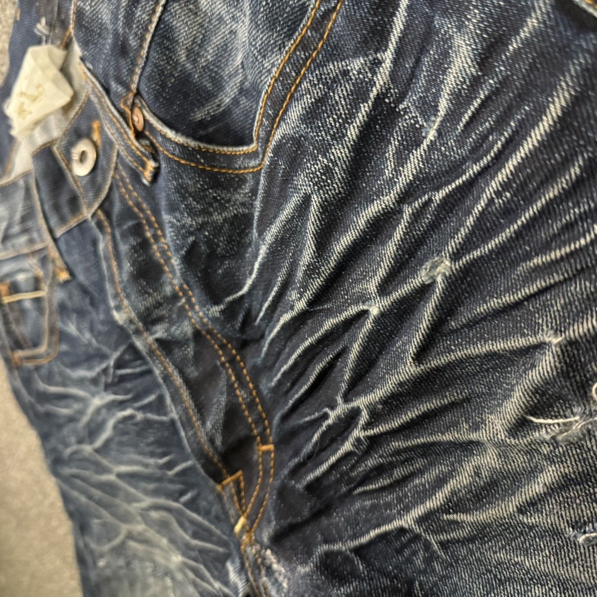 G-Star 🔥🇯🇵 Japanese Distressed Raw G-Brand Hard HoneyComb Denim Size US 29 - 15 Thumbnail