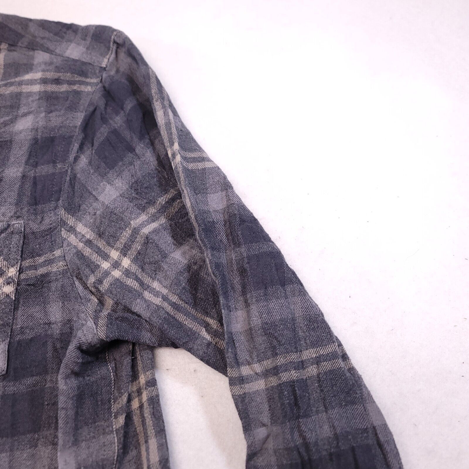 Field & Stream Field & Stream Tartan Flannel Shirt Mens Size XL Gray Size US XL / EU 56 / 4 - 5 Thumbnail