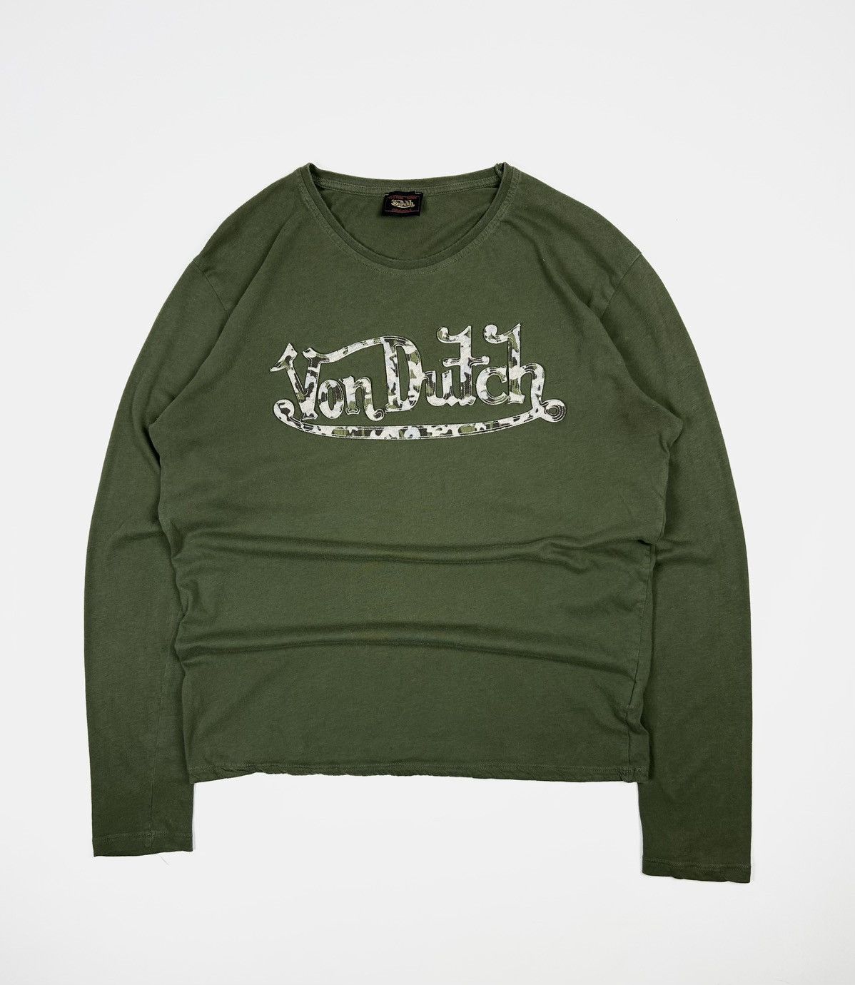 Ed Hardy × Oakley × Von Dutch Vintage Von Dutch Long Sleeve Big Central Logo Size US M / EU 48-50 / 2 - 1 Thumbnail