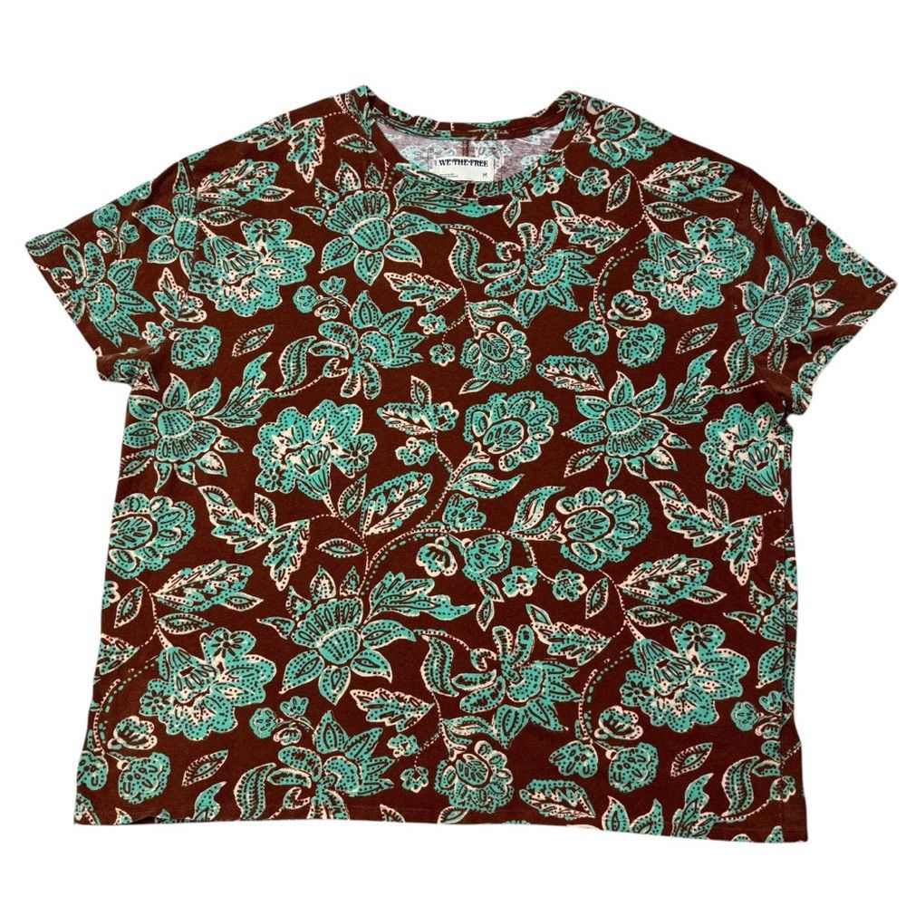 Free People New Free People We The Free Nina Printed Tee Size M Size M / US 6-8 / IT 42-44 - 6 Thumbnail