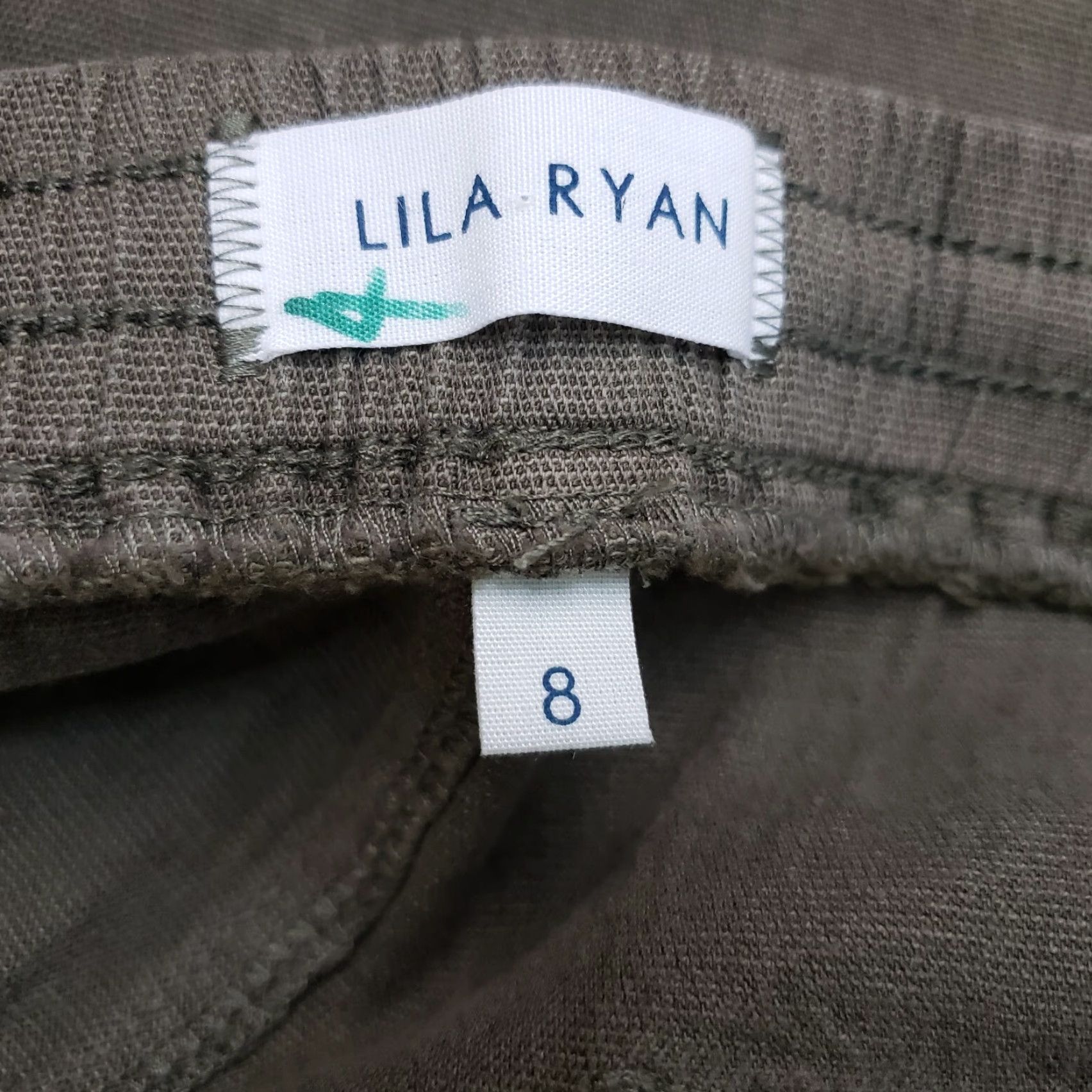 Olive **Lila Ryan Women's Size 8 Green Linen Blend Cropped Pants** User: Lila Ryan Women's Size 8 Olive Green Linen Blend Cropped Pants Size 30" / US 8 / IT 44 - 7 Thumbnail