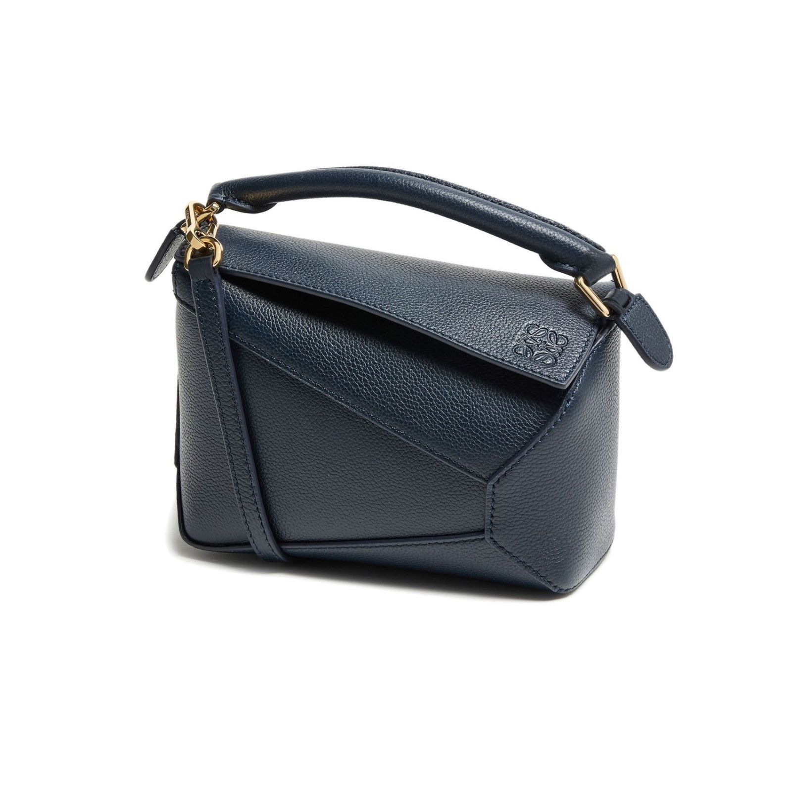 Loewe LOEWE Puzzle Mini Deep Navy Leather Handbag New & Authentic Size ONE SIZE - 1 Thumbnail