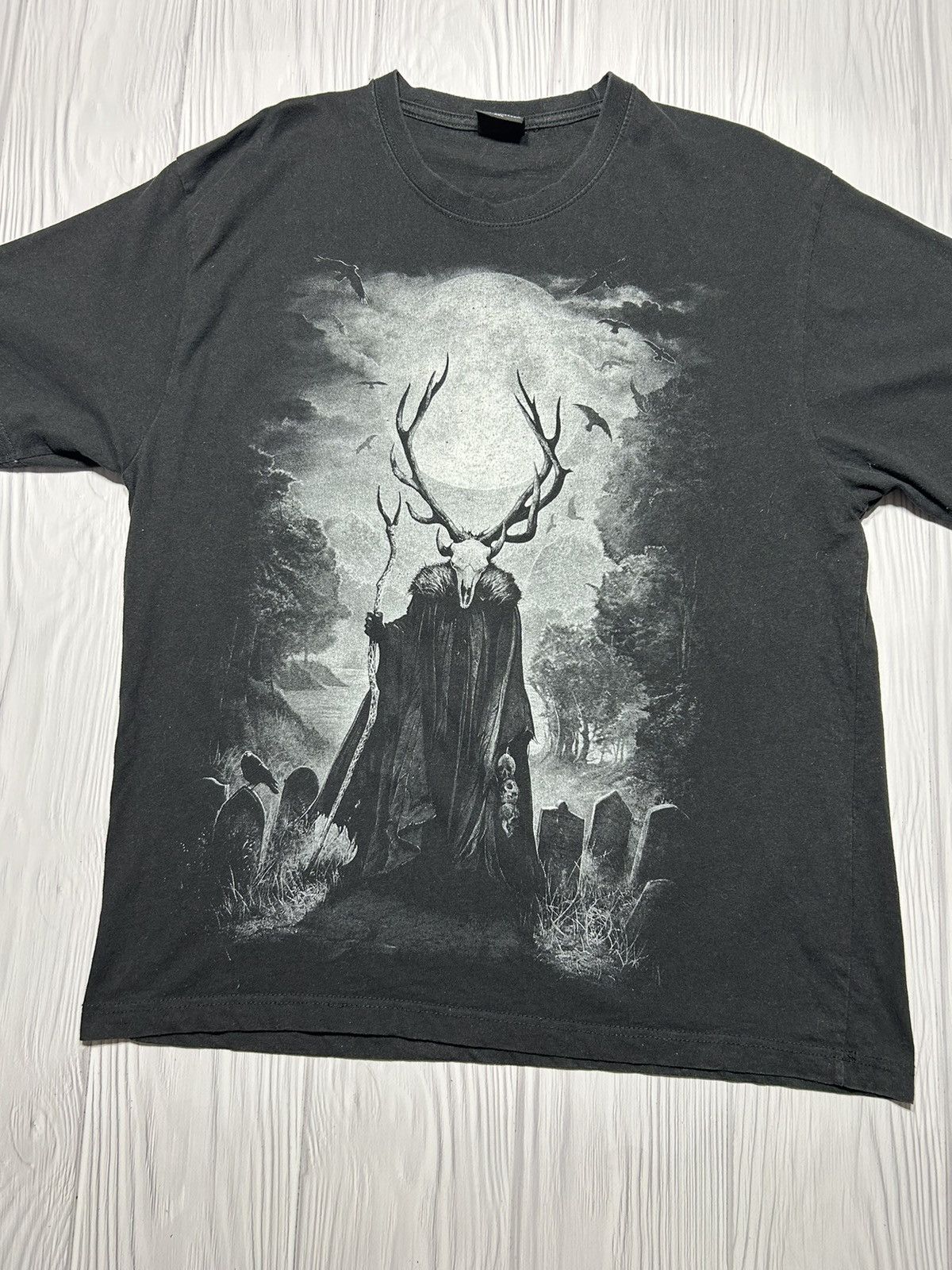 Expert Horror × Vintage Vintage Horror 666 Devil Death T-Shirt Size US XXL / EU 58 / 5 - 5 Thumbnail