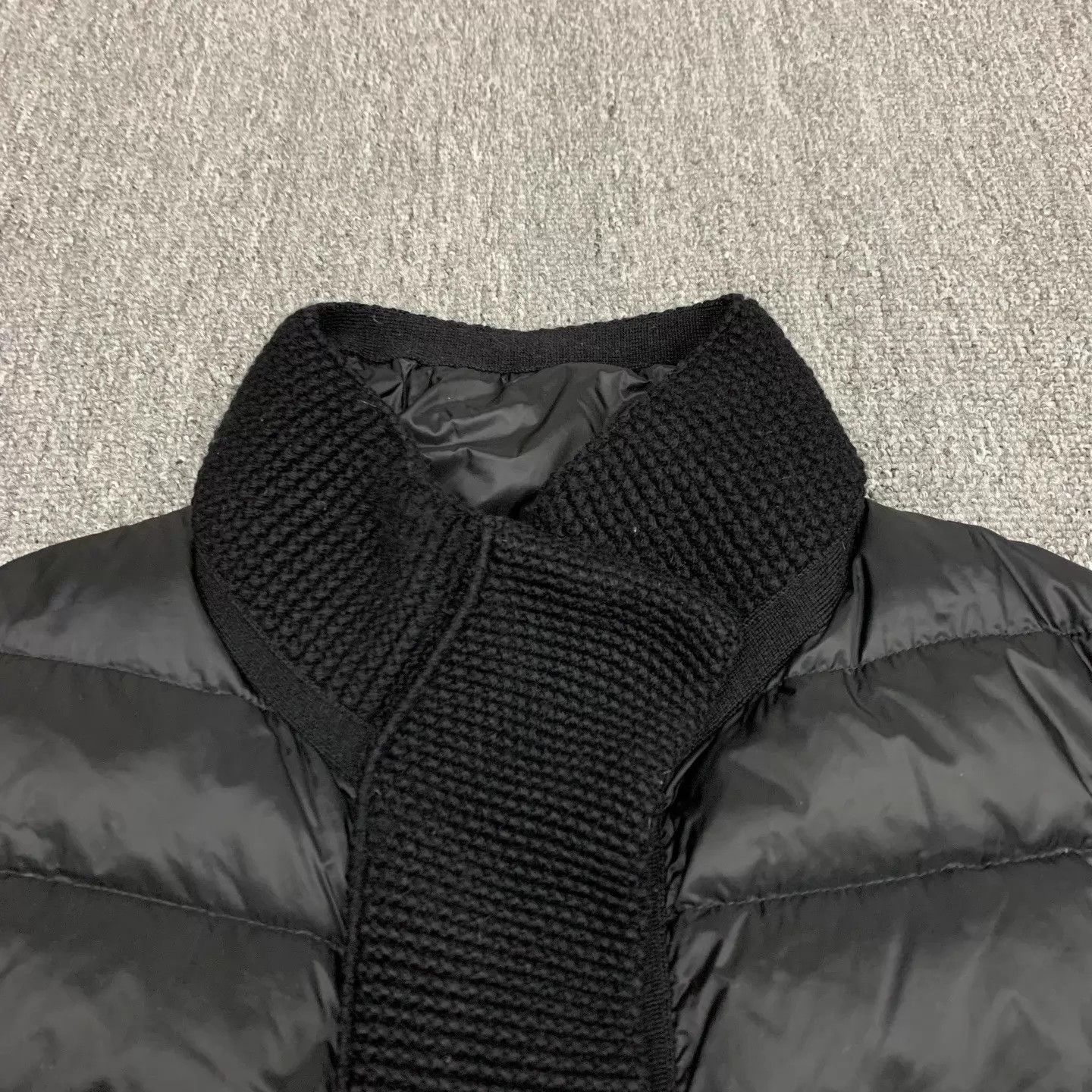 Moncler Moncler Black Knit Down Jacket S Size S / US 4 / IT 40 - 8 Thumbnail