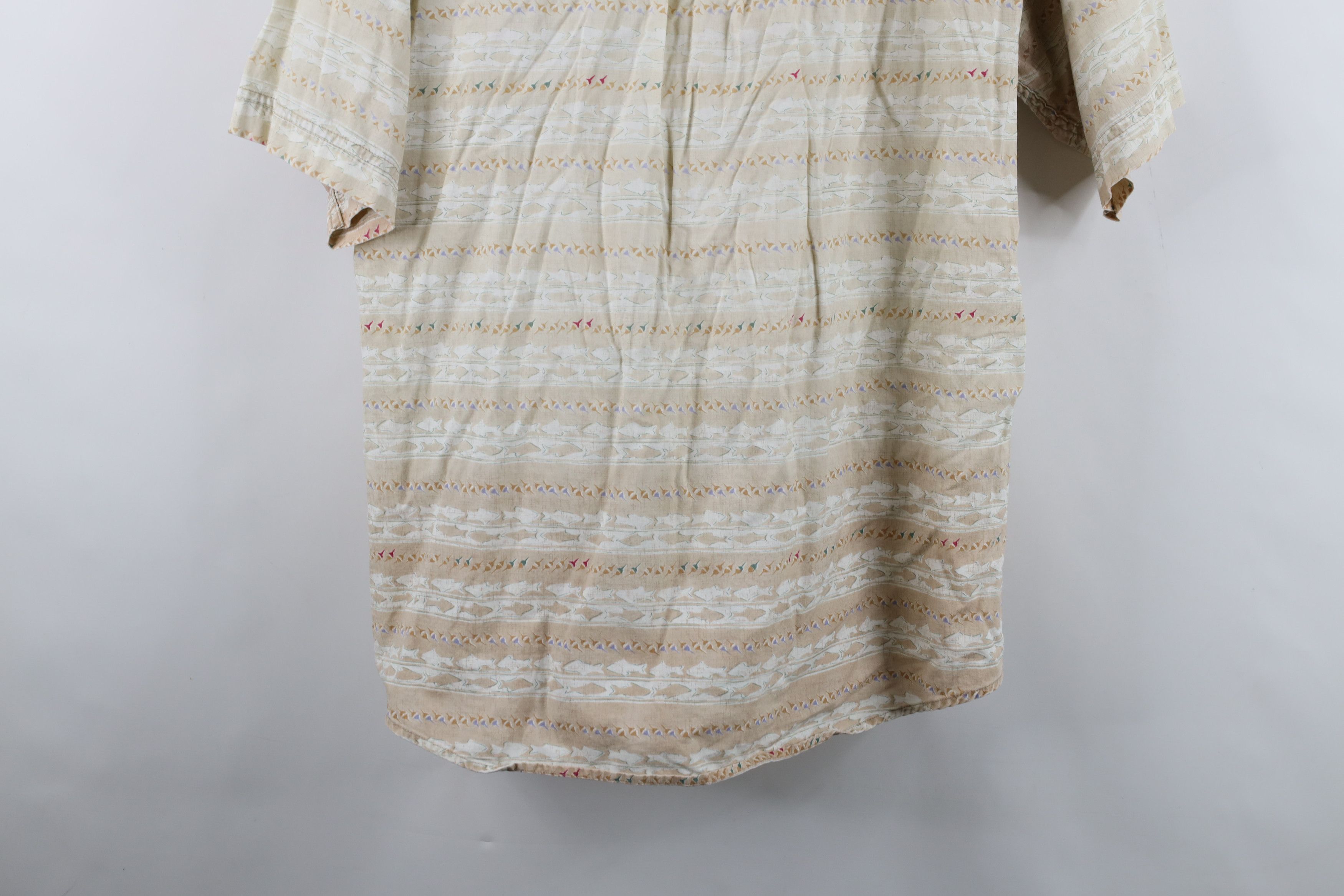 Woolrich Woolen Mills Vintage 90s Woolrich Geometric All Over Print Button Shirt Size US XXL / EU 58 / 5 - 13 Thumbnail