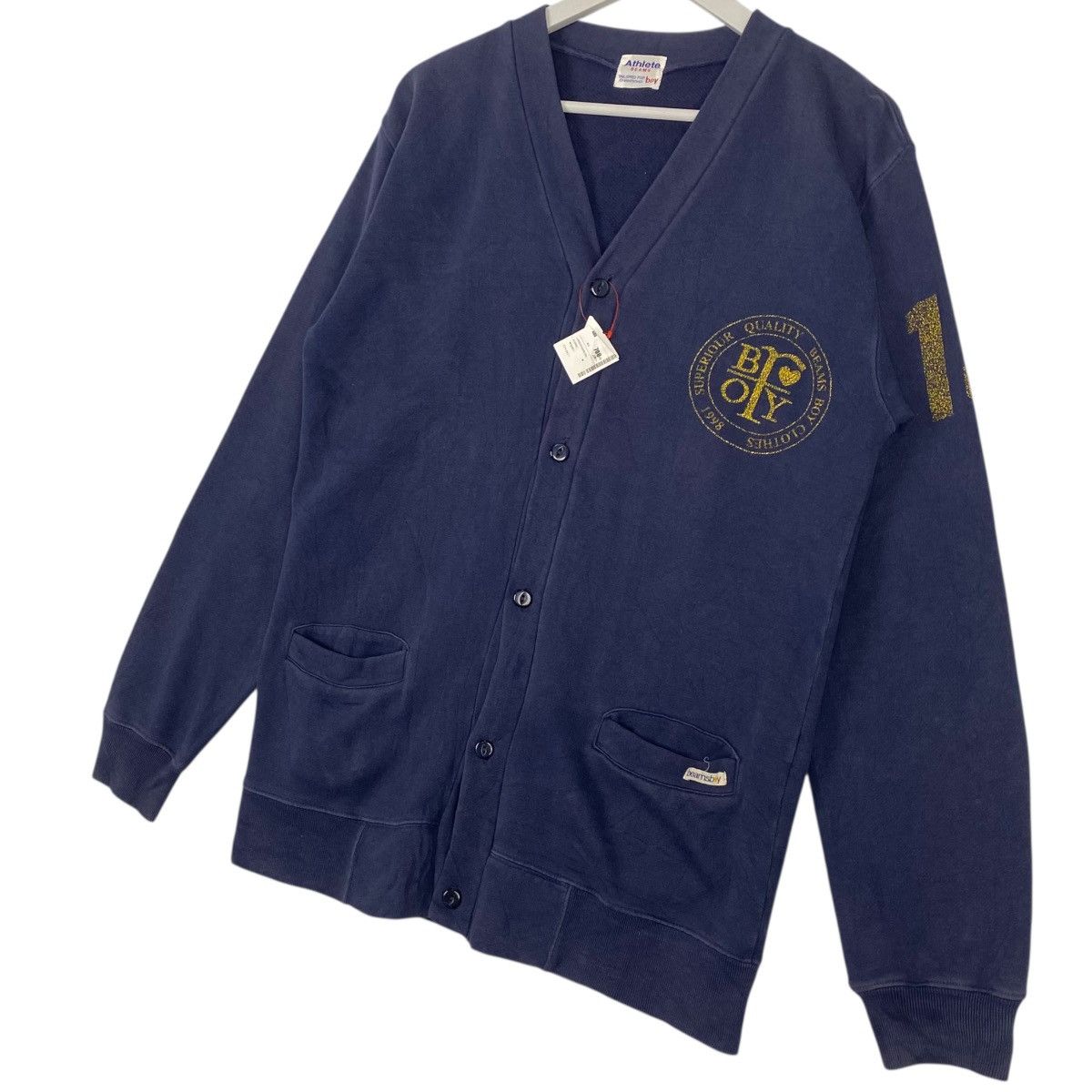 Other Vintage Beams Full Button Cardigan NavyBlue Pullover Size M Size US M / EU 48-50 / 2 - 2 Thumbnail