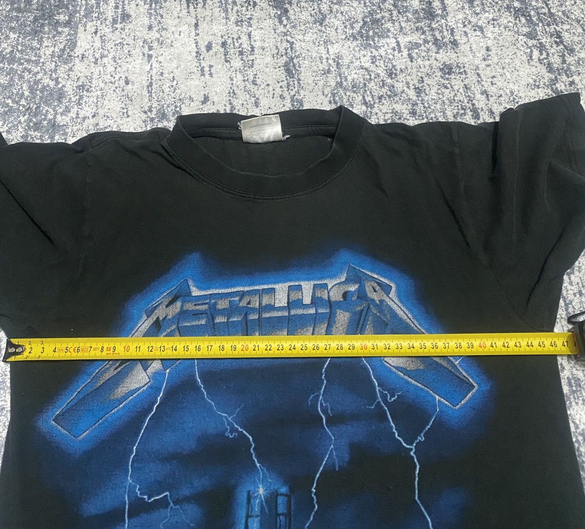 Band Tees Metallica ride The lighning portreit band bootleg tee 90s Size US S / EU 44-46 / 1 - 10 Thumbnail