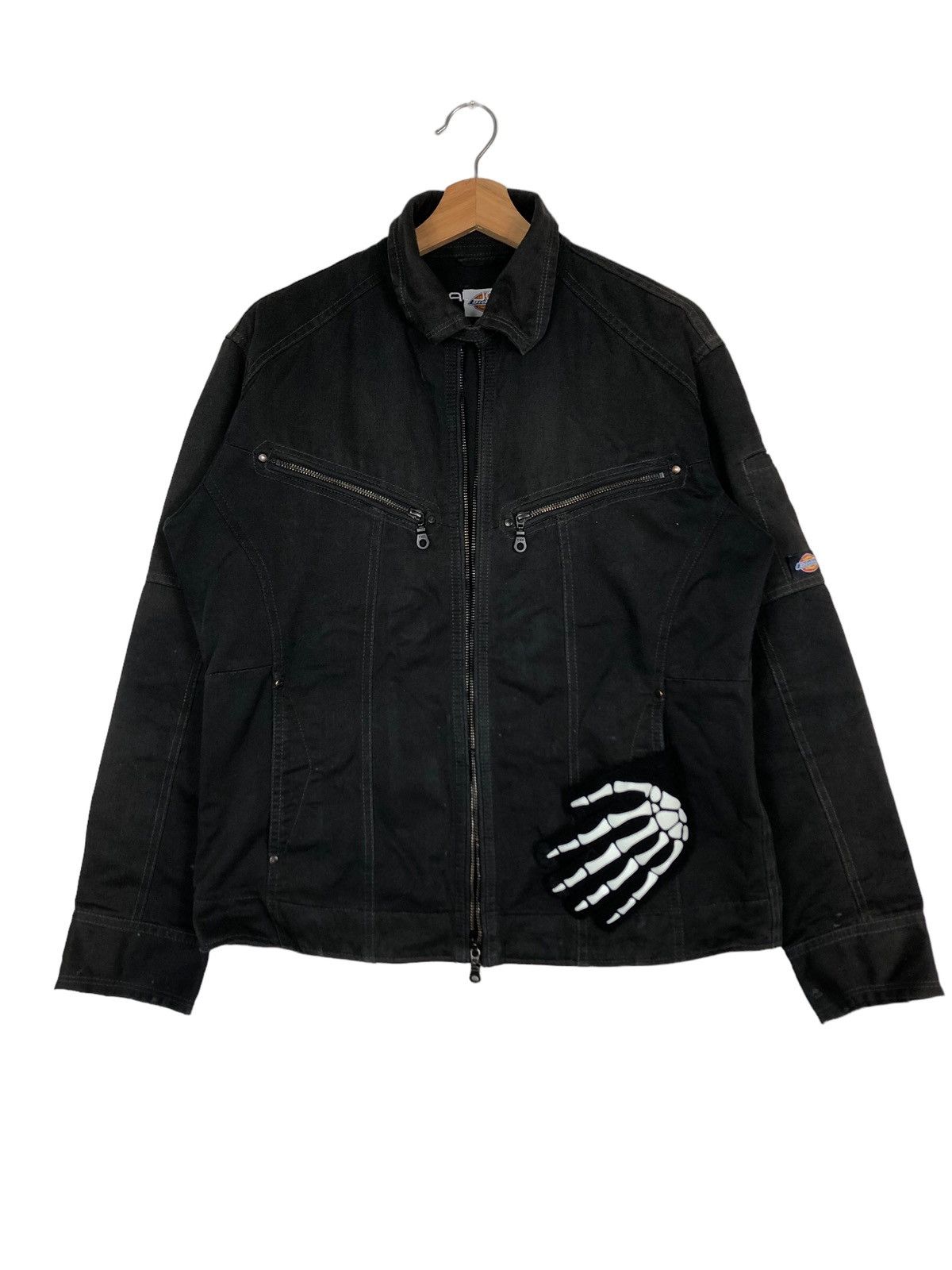 Japanese Brand 🔥Rare 90’s Racer Biker Jacket Worker Dickies Usa Size US M / EU 48-50 / 2 - 1 Thumbnail