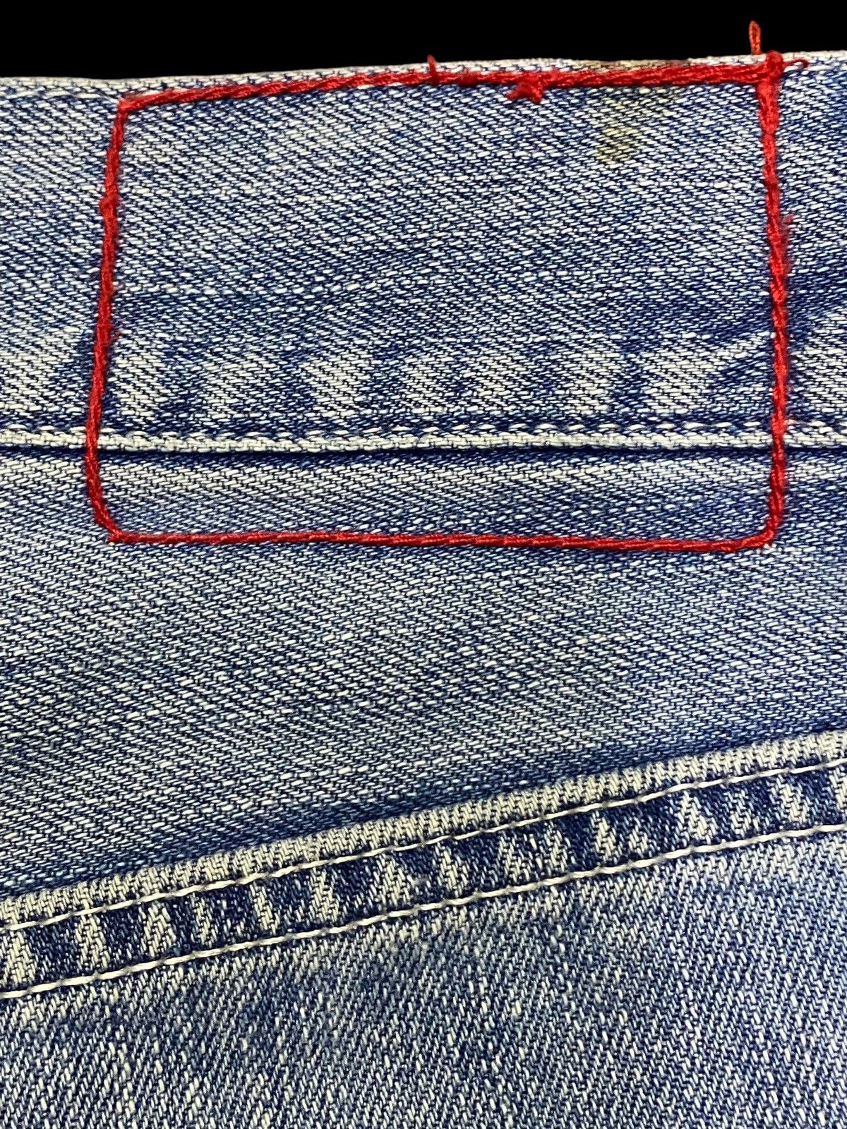 Tommy Hilfiger Vintage Tommy Jean Embroidered Faded Distressed Loose Jeans Size US 36 / EU 52 - 16 Thumbnail