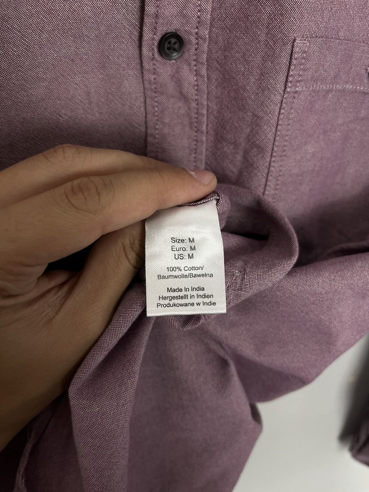 Other Frederik Anderson Copenhagen Cotton Long Sleeve Shirt Size US M / EU 48-50 / 2 - 7 Thumbnail