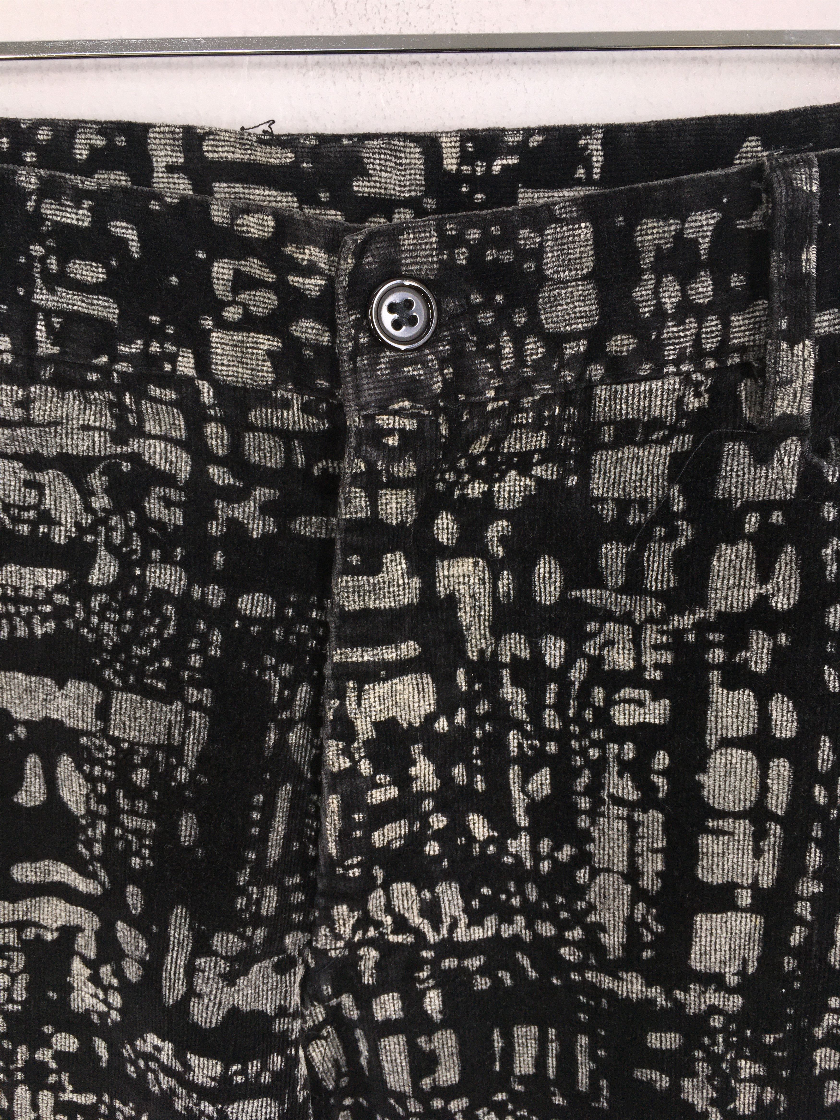 Tornado Mart Size 28x29 Saint & Martin Flared Pants Overprinted Abstract Size US 28 / EU 44 - 5 Thumbnail