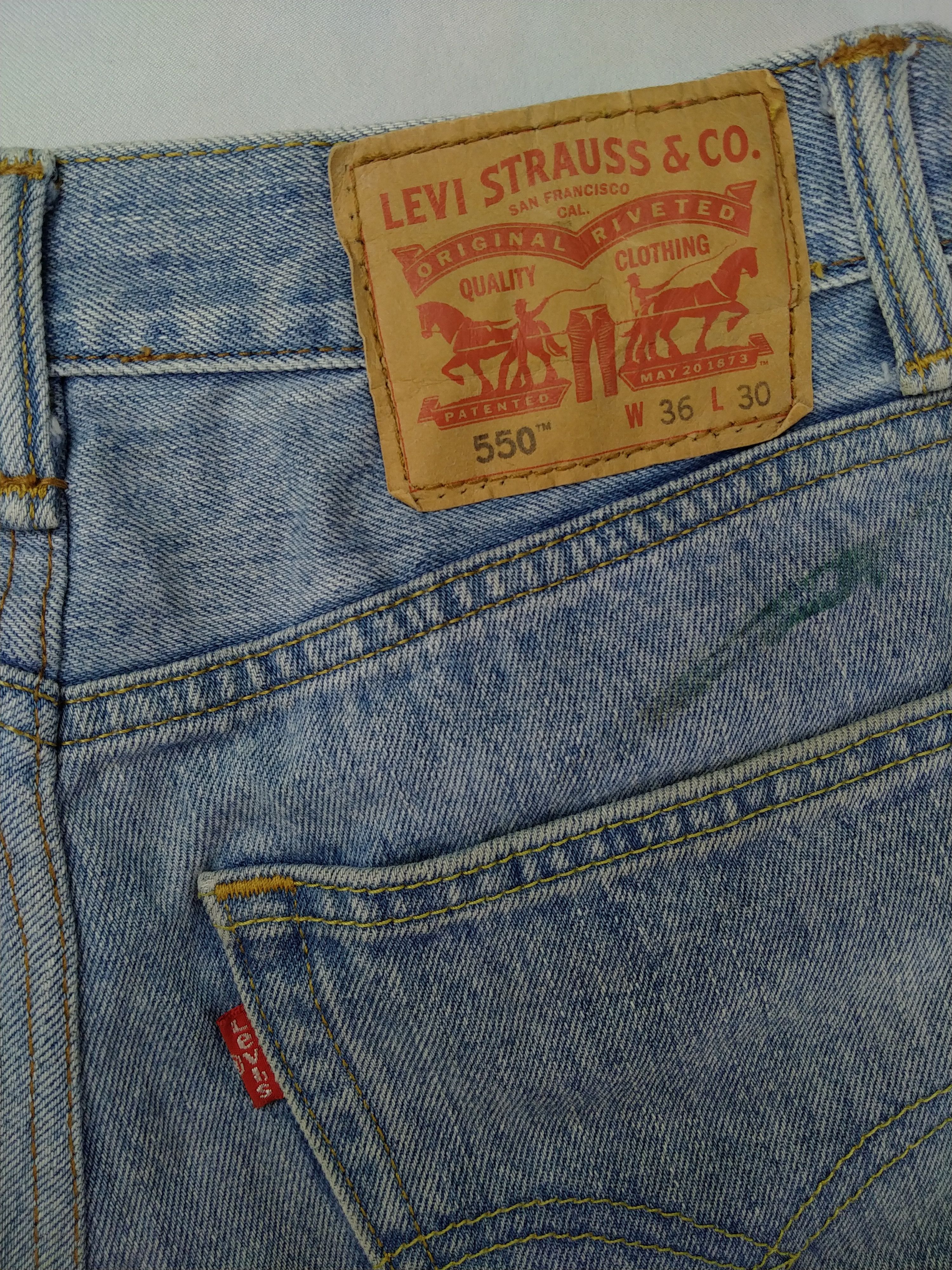 Levi's Ripped Vintage Levi's 550 Jeans 26x26.5 Denim -JN955 Size US 26 / EU 42 - 9 Thumbnail
