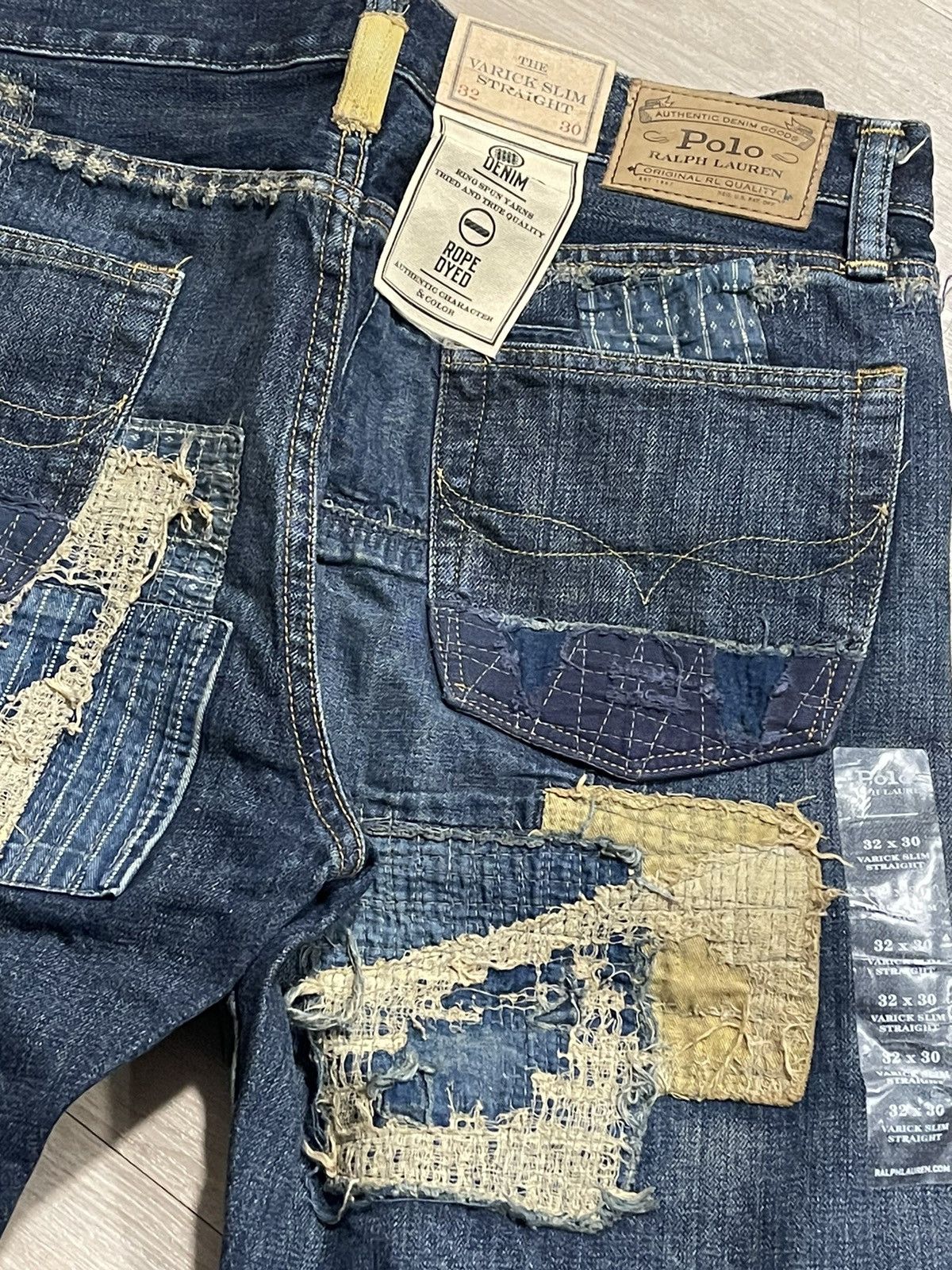Polo Ralph Lauren Polo Ralph Lauren Varick Slim Rope dyed BORO method Size US 32 / EU 48 - 9 Thumbnail