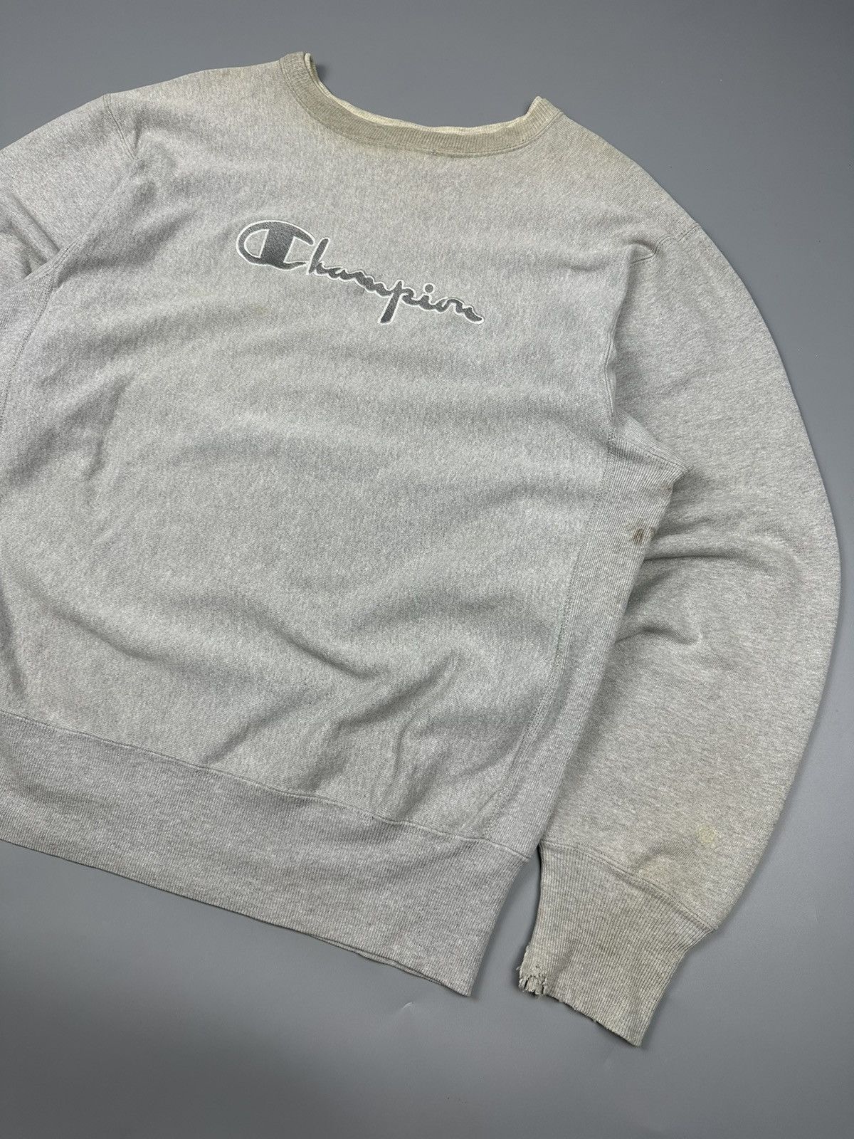 Champion × Vintage Vintage Champion Reverse Weave Sweatshirt Size US XL / EU 56 / 4 - 3 Thumbnail
