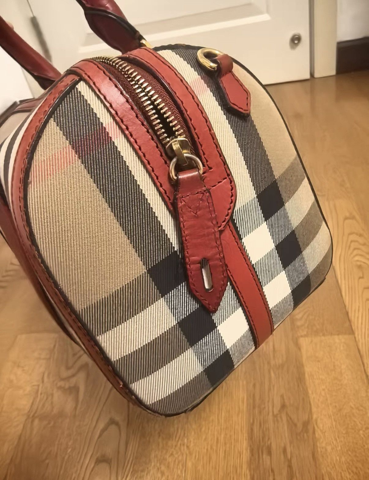 Burberry Burberry Classic Check Boston Bag Size ONE SIZE - 4 Thumbnail