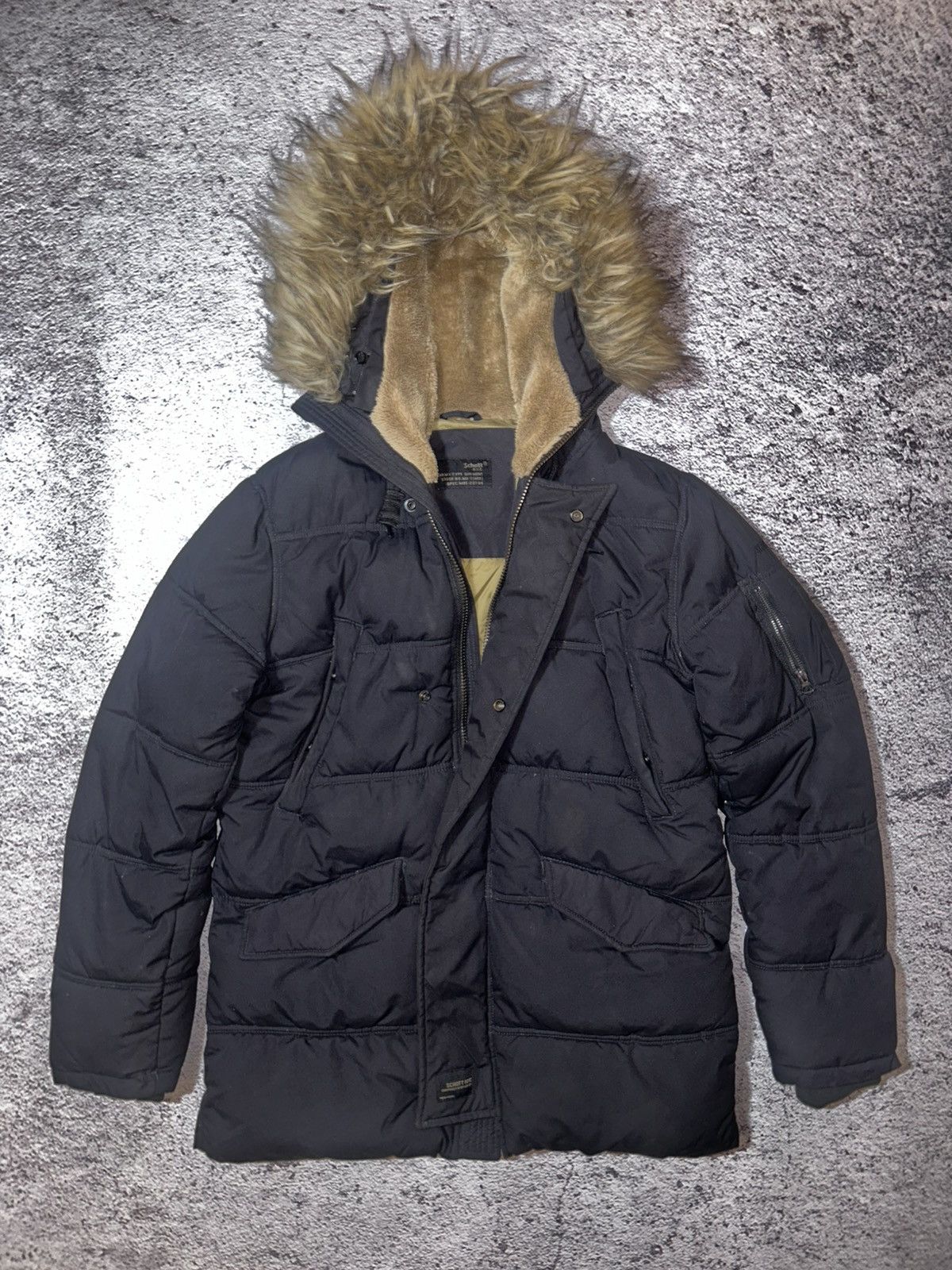 If Six Was Nine × Jaded London × Schott Schott N2-B Fur Jacket