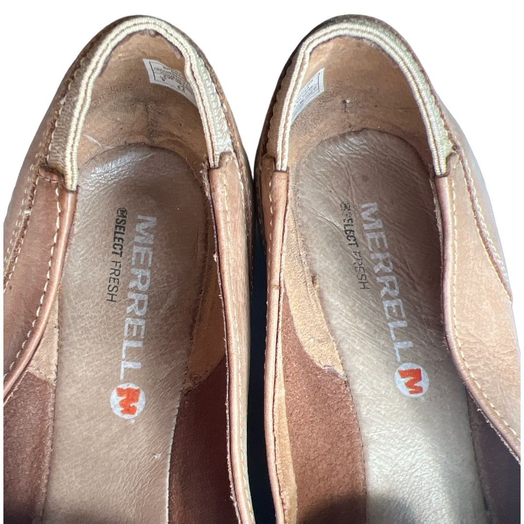 Merell MERELL Brown Leather Flat Shoes, US9 Size US 9 / IT 39 - 6 Thumbnail