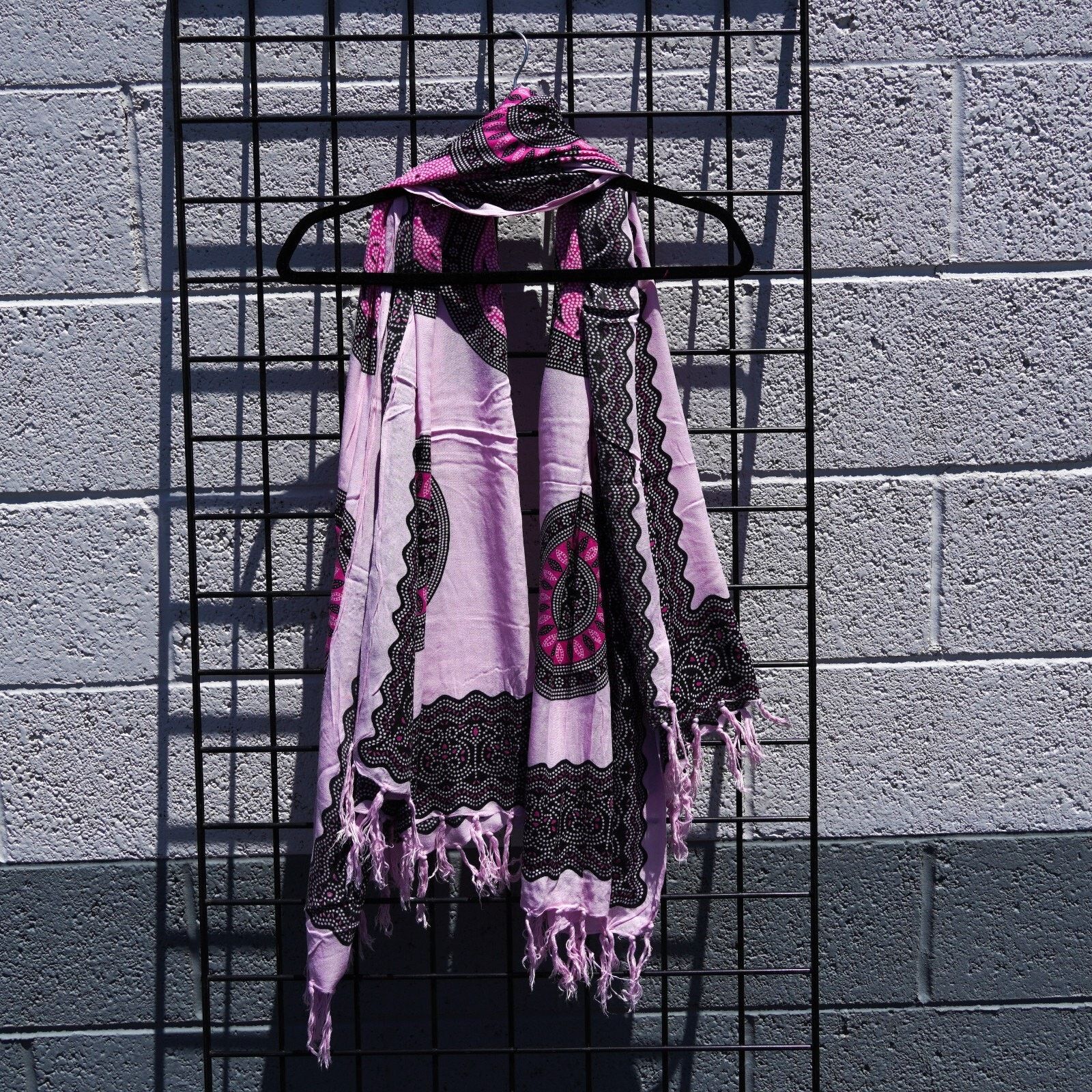 Other Pink Floral Mandala Pashmina Scarf Shawl Scarve Sarong 60x39 Size ONE SIZE - 5 Thumbnail