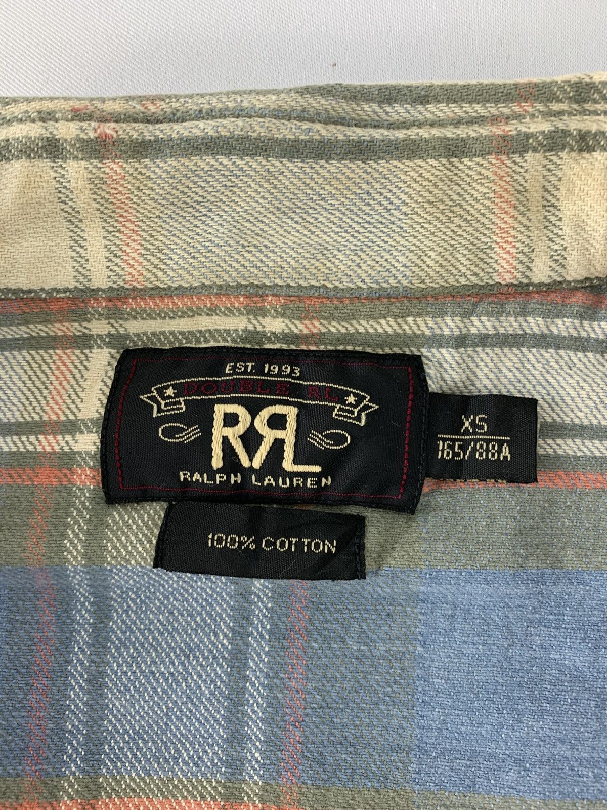 RRL Ralph Lauren RRL Ralph Lauren Flannel Checked Western Shirt Snap Button Size US S / EU 44-46 / 1 - 7 Thumbnail