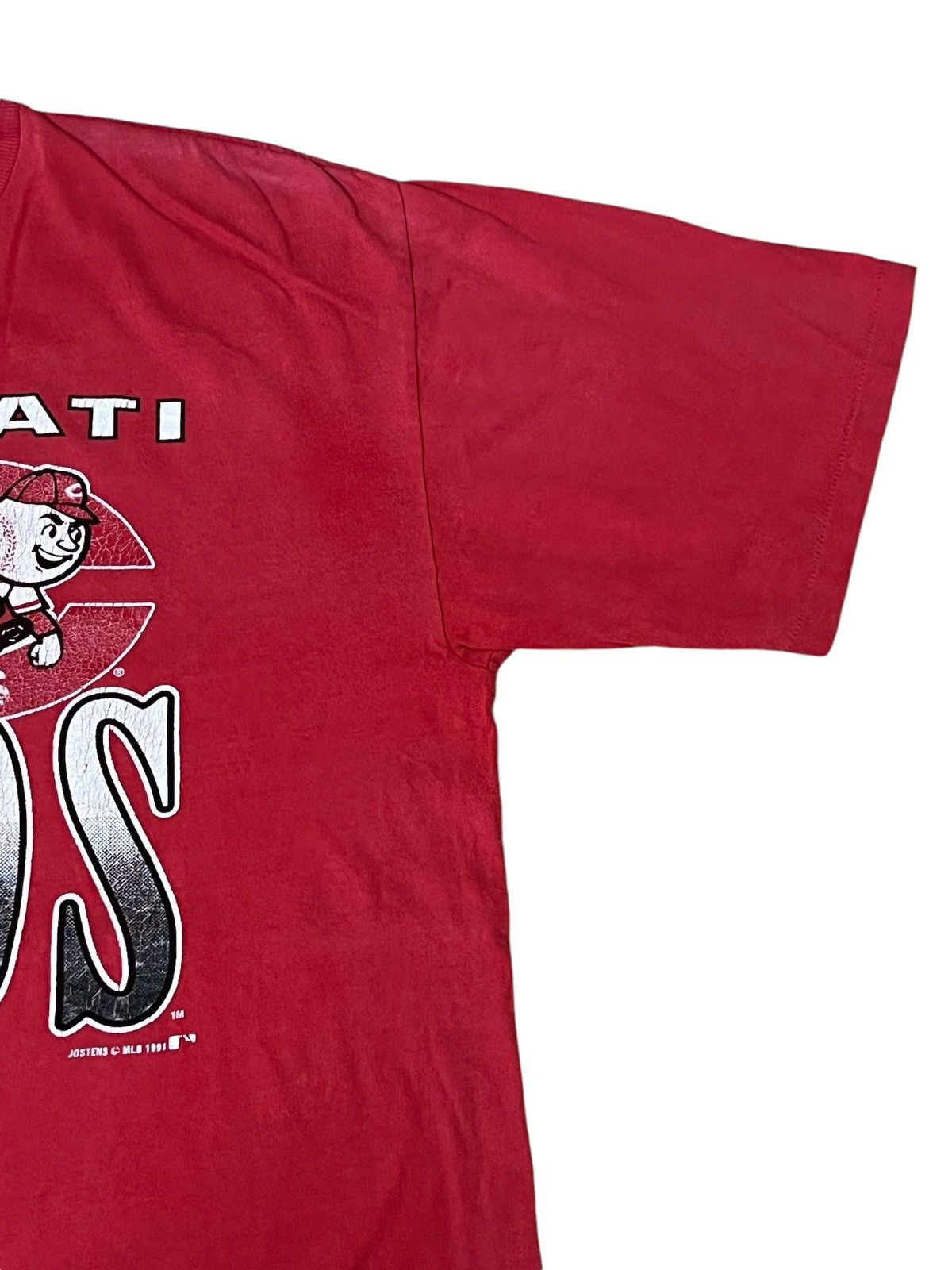 MLB VINTAGE 90'S CINCINNATI REDS MLB TEAM 1991 SUNFADED T SHIRT Size US XL / EU 56 / 4 - 6 Thumbnail