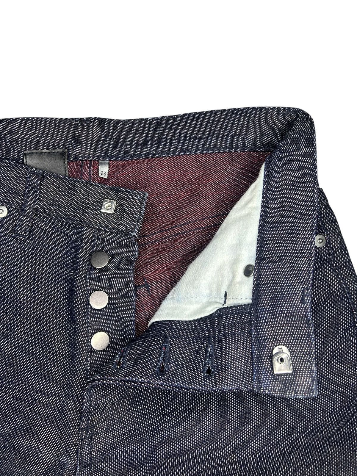 Dior KVA Red Core Raw Denim Size US 28 / EU 44 - 2 Thumbnail