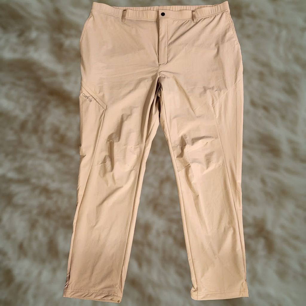 Orvis Orvis Pro Approach Pants Mens 42x30 Tan Stretch Fishing UPF 50 Hiking Outdoors Cargo Straight 30in inseam Regular Size US 42 / EU 58 - 1 Thumbnail