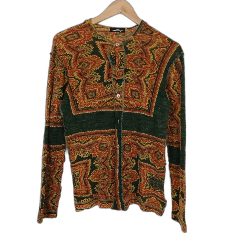 Comme des Garcons Comme des Garçons Patterned Cardigan Jacket Size S / US 4 / IT 40 - 1 Thumbnail