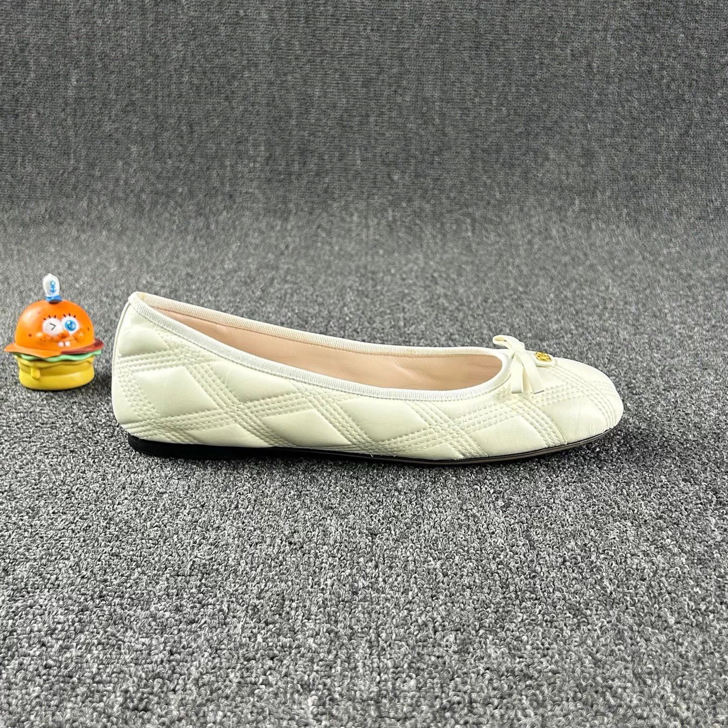 Valentino Valentino Quilted Bow Toe Ballet Flats EU38.5 Size US 7.5 / IT 37.5 - 3 Thumbnail