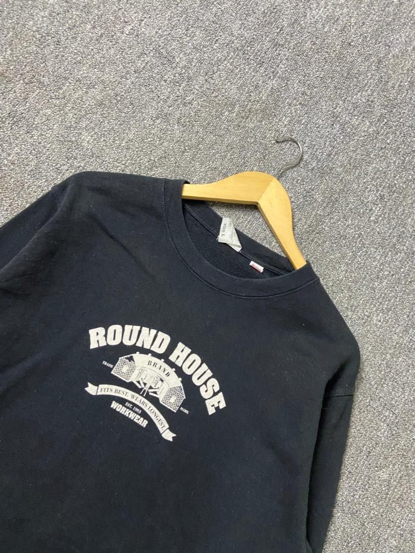 Japanese Brand Round House Brand Crewneck Sweatshirt (198) Size US L / EU 52-54 / 3 - 6 Thumbnail