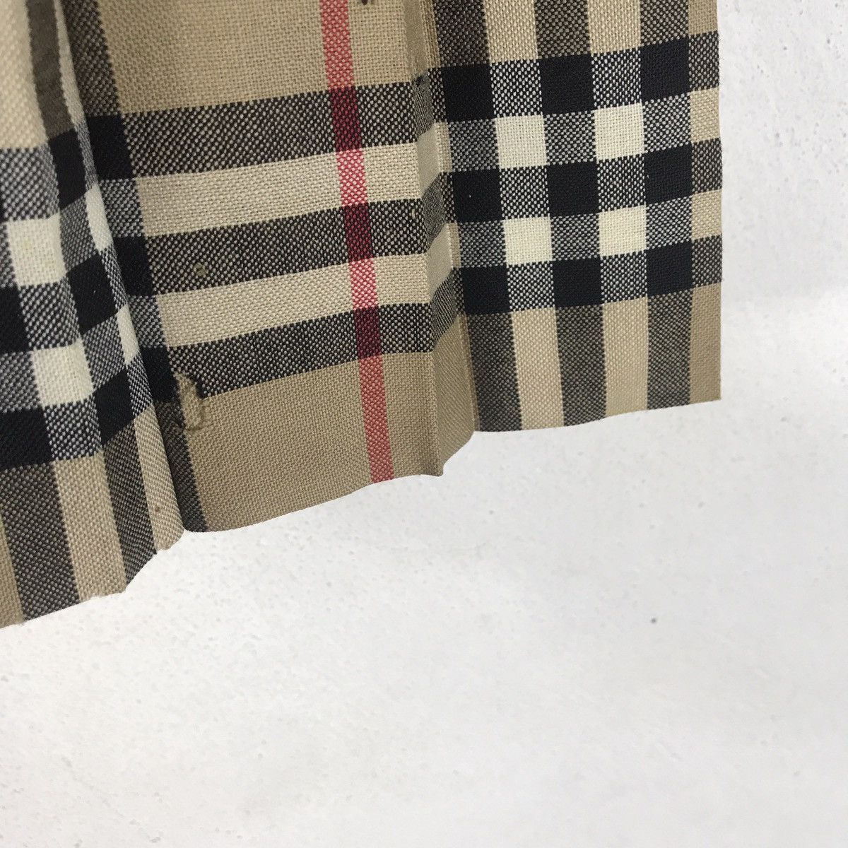 Burberry Burberry London Nova Check Pleated Wool Midi Kilt Skirt Size 27" / US 4 / IT 40 - 8 Thumbnail
