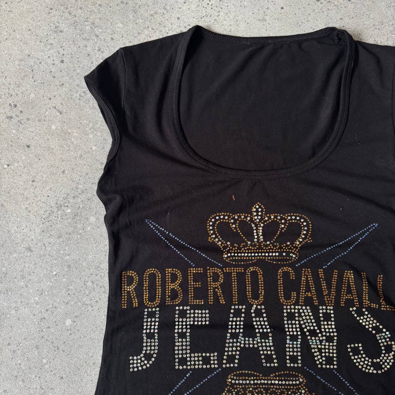 Just Cavalli × Roberto Cavalli Roberto Cavalli 2000’s Vintage T-Shirt Size M / US 6-8 / IT 42-44 - 3 Thumbnail