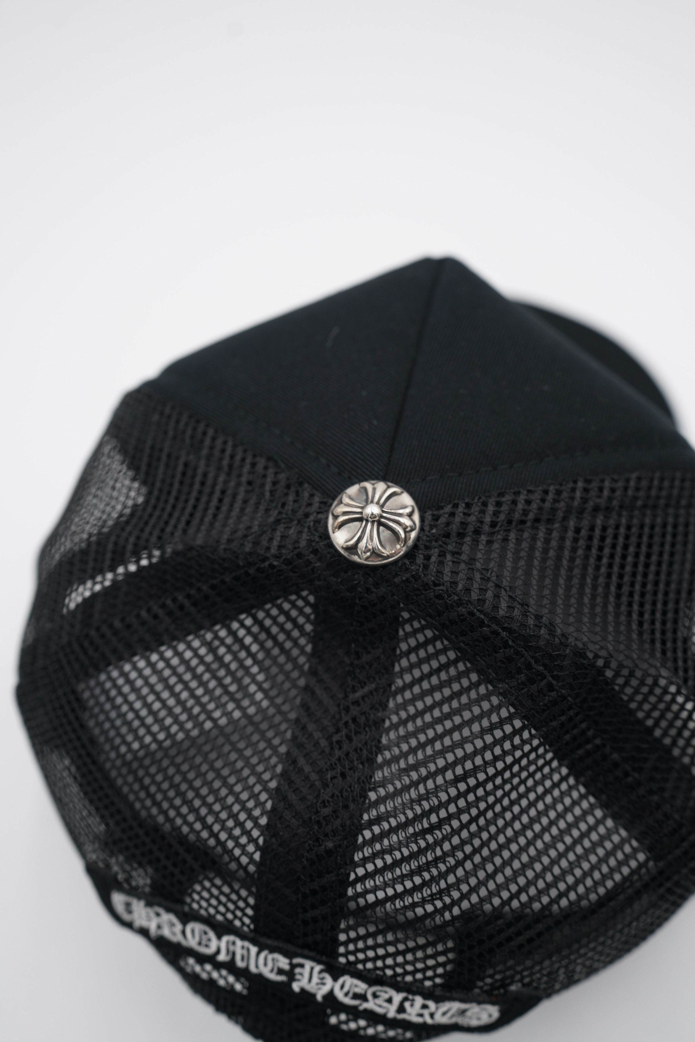 Chrome Hearts Chrome Hearts Pony Hair Cemetery Cross Patch Trucker Hat Size ONE SIZE - 4 Thumbnail