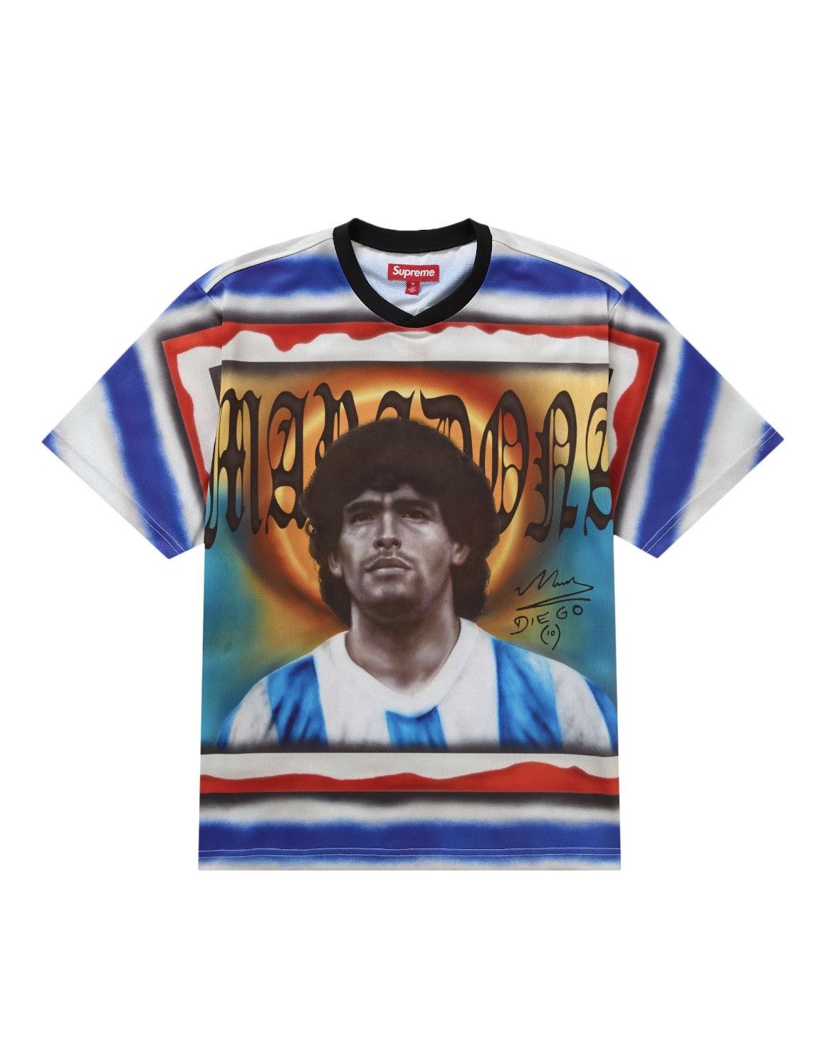 image of Supreme Diega Maradona Soccer Jersey Ss24, Men's (Size XL)