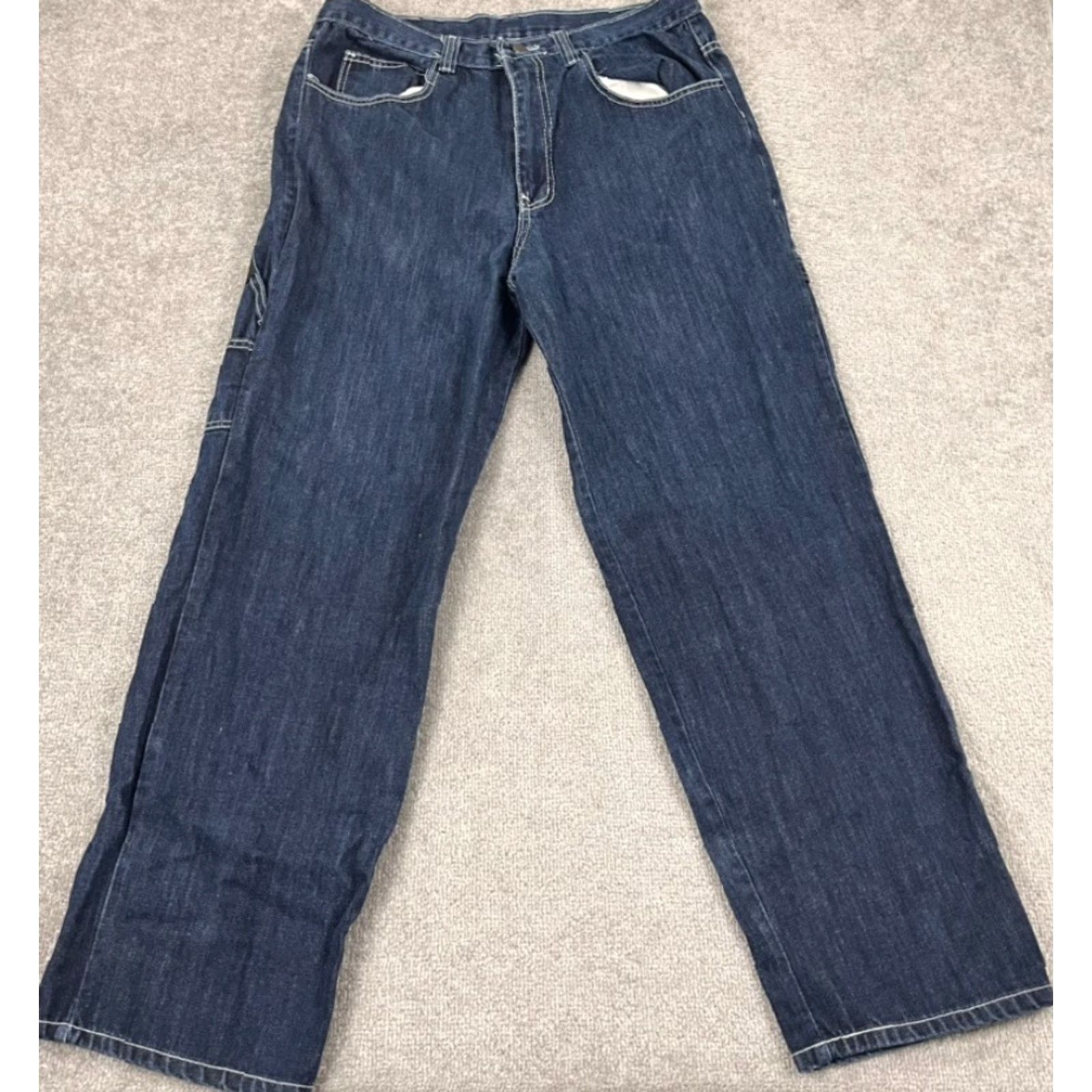 Sean John Sean John Jeans Mens 36 x 32 Wide Leg Blue Denim Hip Hop 90s Y2K Grunge Vintage Shirt? Size US 36 / EU 52 - 3 Thumbnail