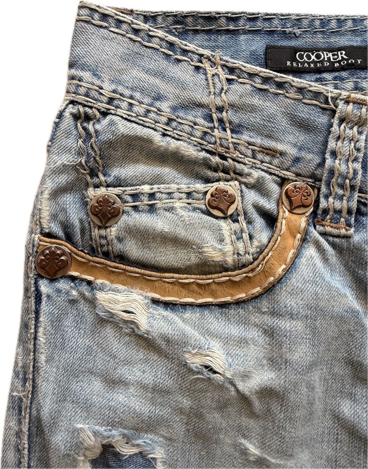 Affliction Rare Rhinestone Affliction Jeans Size US 34 / EU 50 - 6 Thumbnail