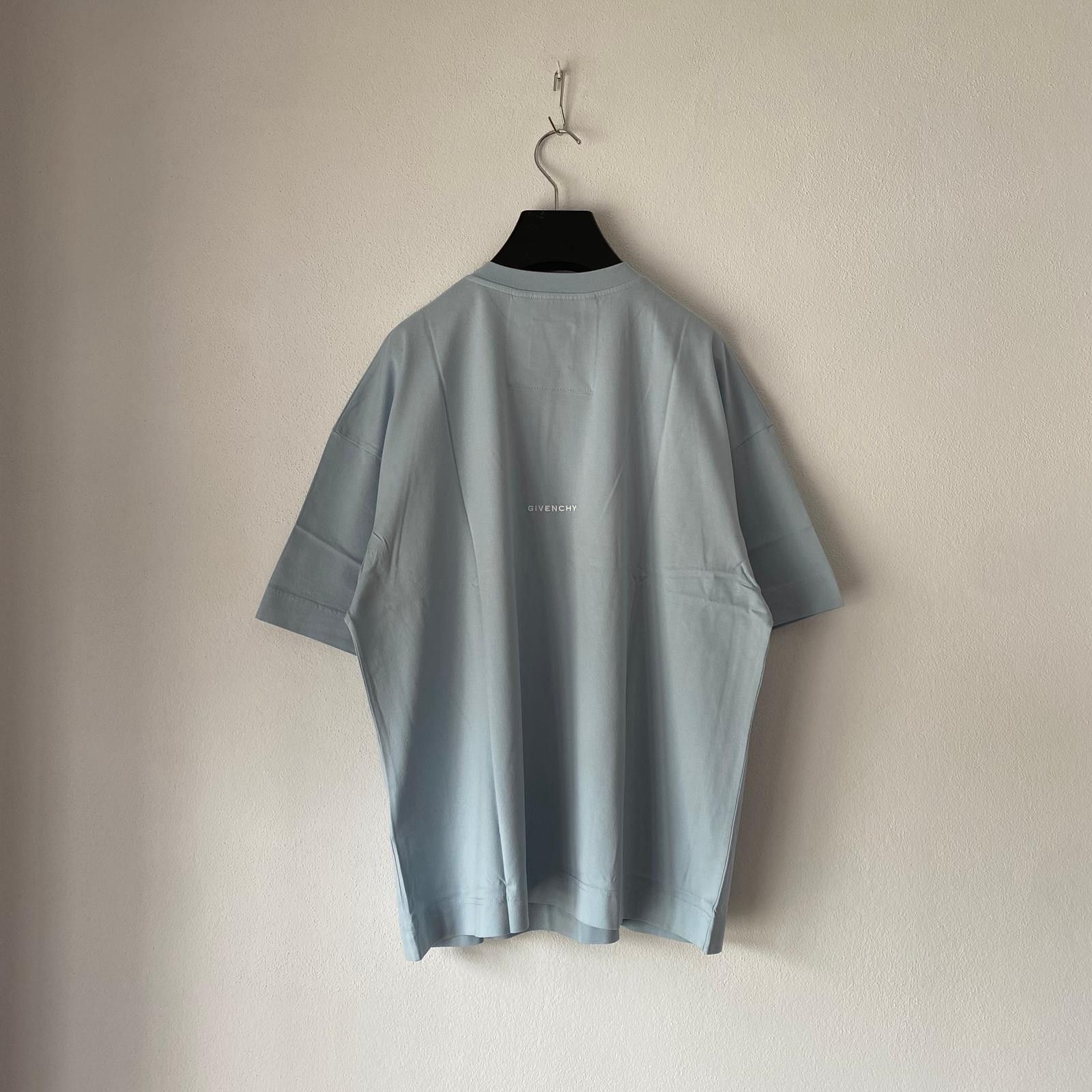 Givenchy Light Blue Embroidered 4G Logo Oversized T-Shirt Size US M / EU 48-50 / 2 - 10 Thumbnail