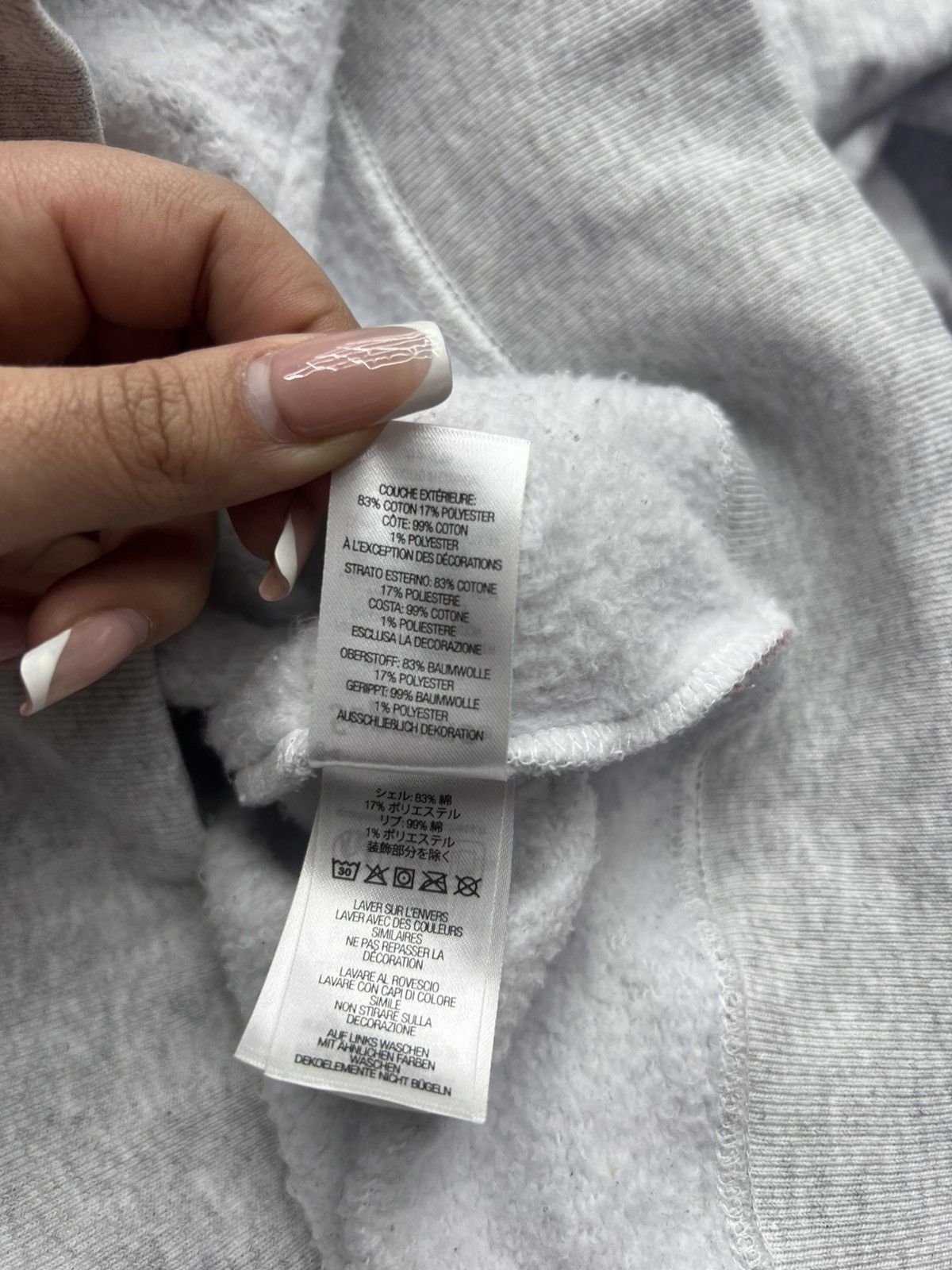 Supreme Supreme Grey Blue Logo Hoodie Size US XXL / EU 58 / 5 - 13 Thumbnail
