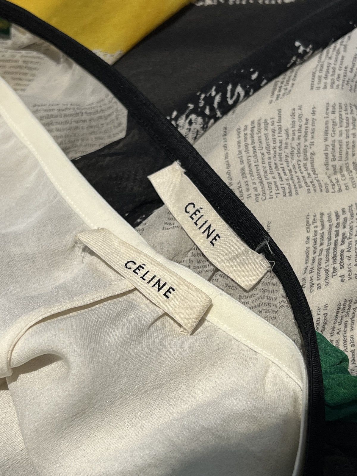 Celine Celine Phoebe Philo SS14 Brushstroke Sheer Silk Skirt Size 27" / US 4 / IT 40 - 6 Thumbnail