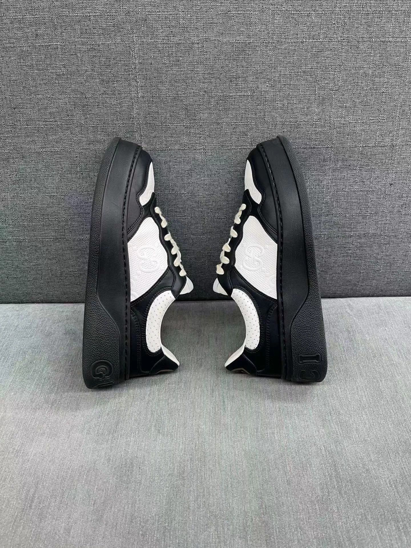 Gucci GUCCI Panda Sneakers Black White 38 Size US 8 / IT 38 - 4 Thumbnail