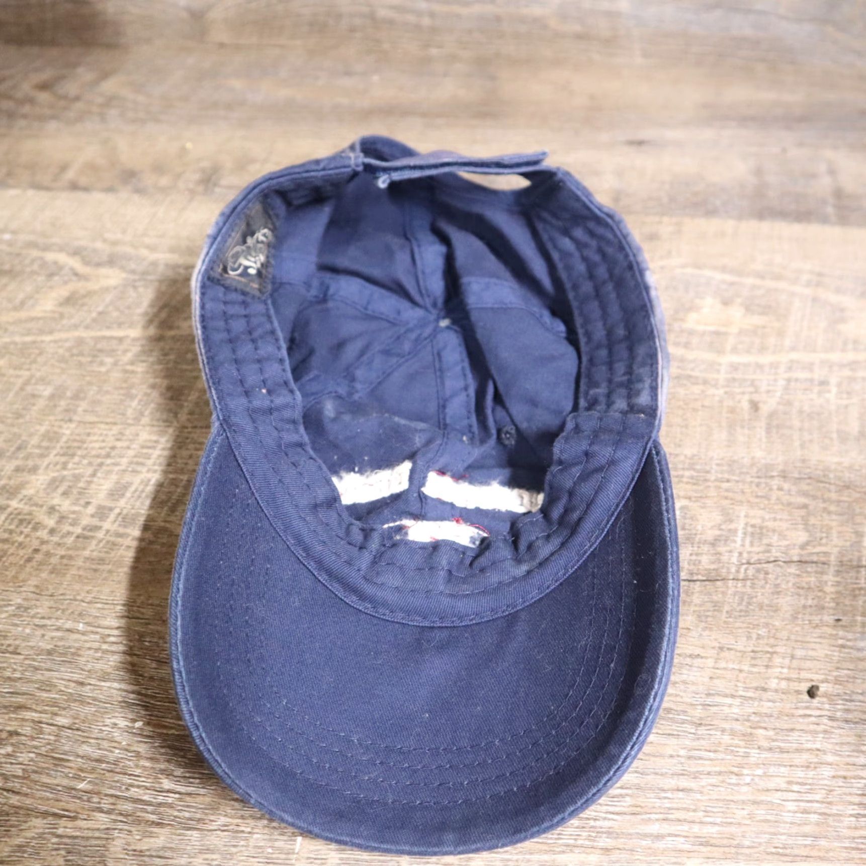 Denime Virginia Beach Blue Denim Strapback Baseball Cap Hat Adult Hat Strapback Blue Denim Virginia Beach Cap Men One Size Blue Hat Size ONE SIZE - 6 Thumbnail