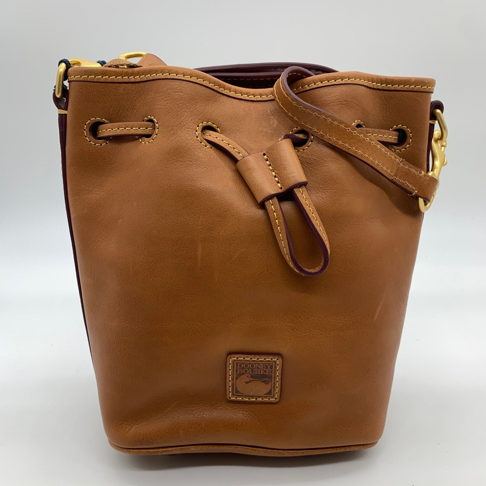 Dooney & Bourke Dooney & Bourke Leather Crossbody Bag Melrose Drawstring Size ONE SIZE - 1 Thumbnail